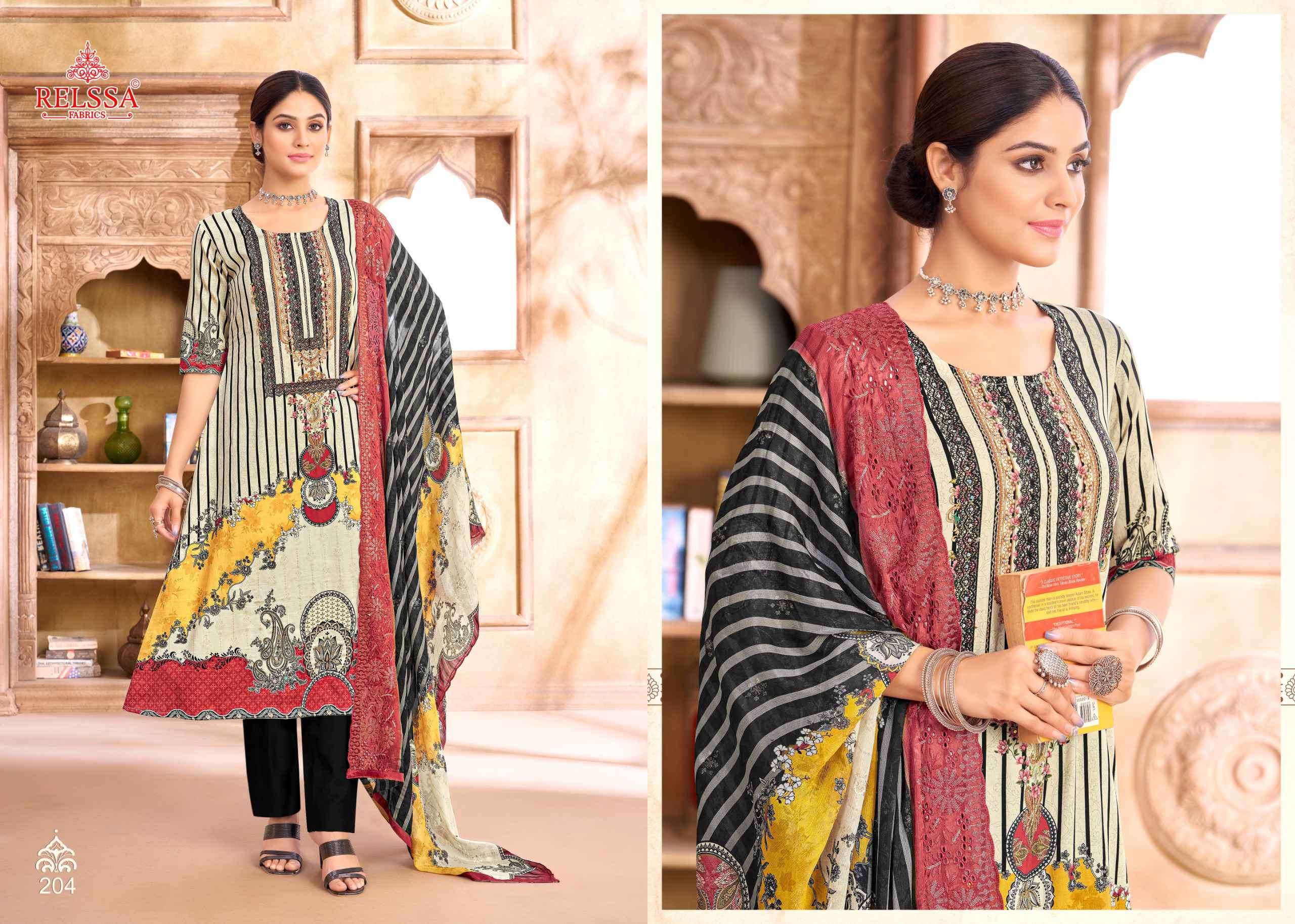 RELSSA SAYAM VOL 2 LADIES WEAR MUSLIN DRESS RELSSA BRAND CATALOGUE 