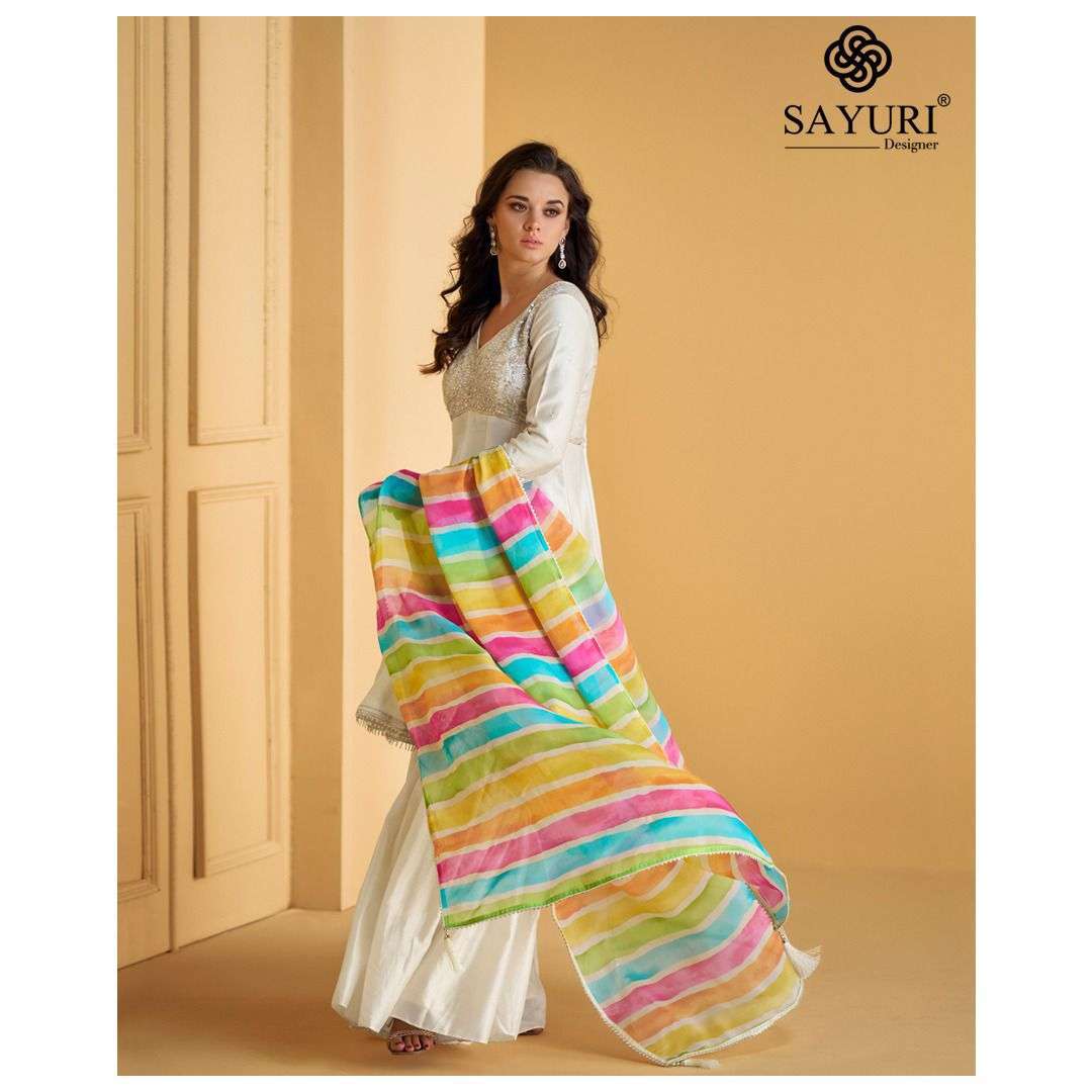 SAYURI MANDIRA PURE SILK READYMADE DRESS CATALOG EXPORTER IN SURAT 2024