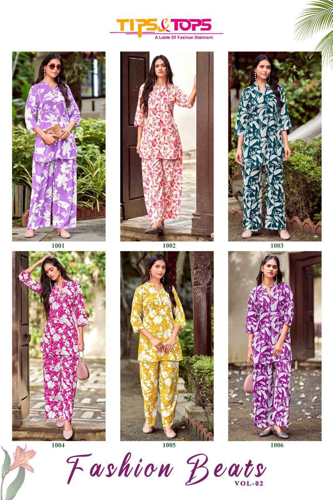 TIPS AND TOPS FASHION BEATS VOL 2 CORD SET SUPPLIER IN SURAT 2024