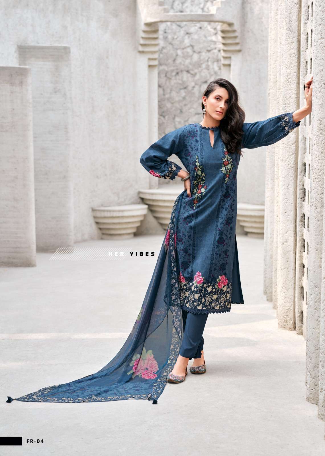 Varsha cotton dress material catalogue outlet