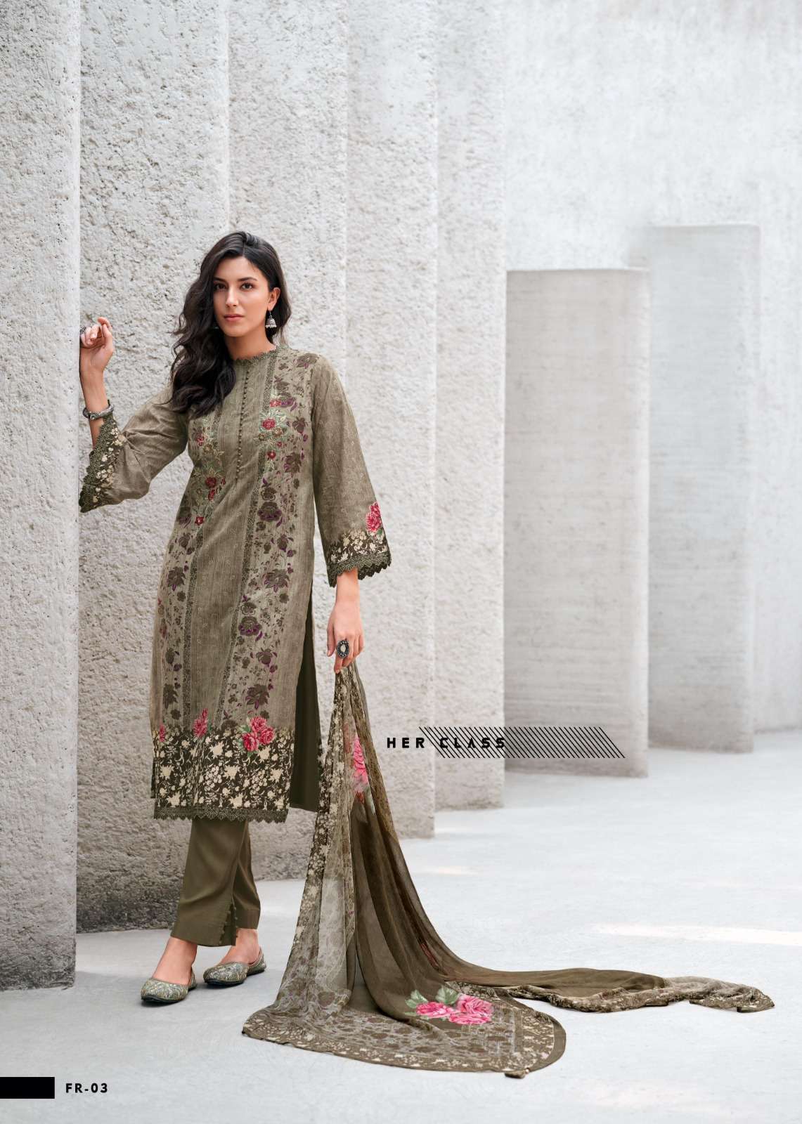 VARSHA FERN DESIGNER COTTON LADIES SUIT CATALOG EXPORTER IN SURAT 2024