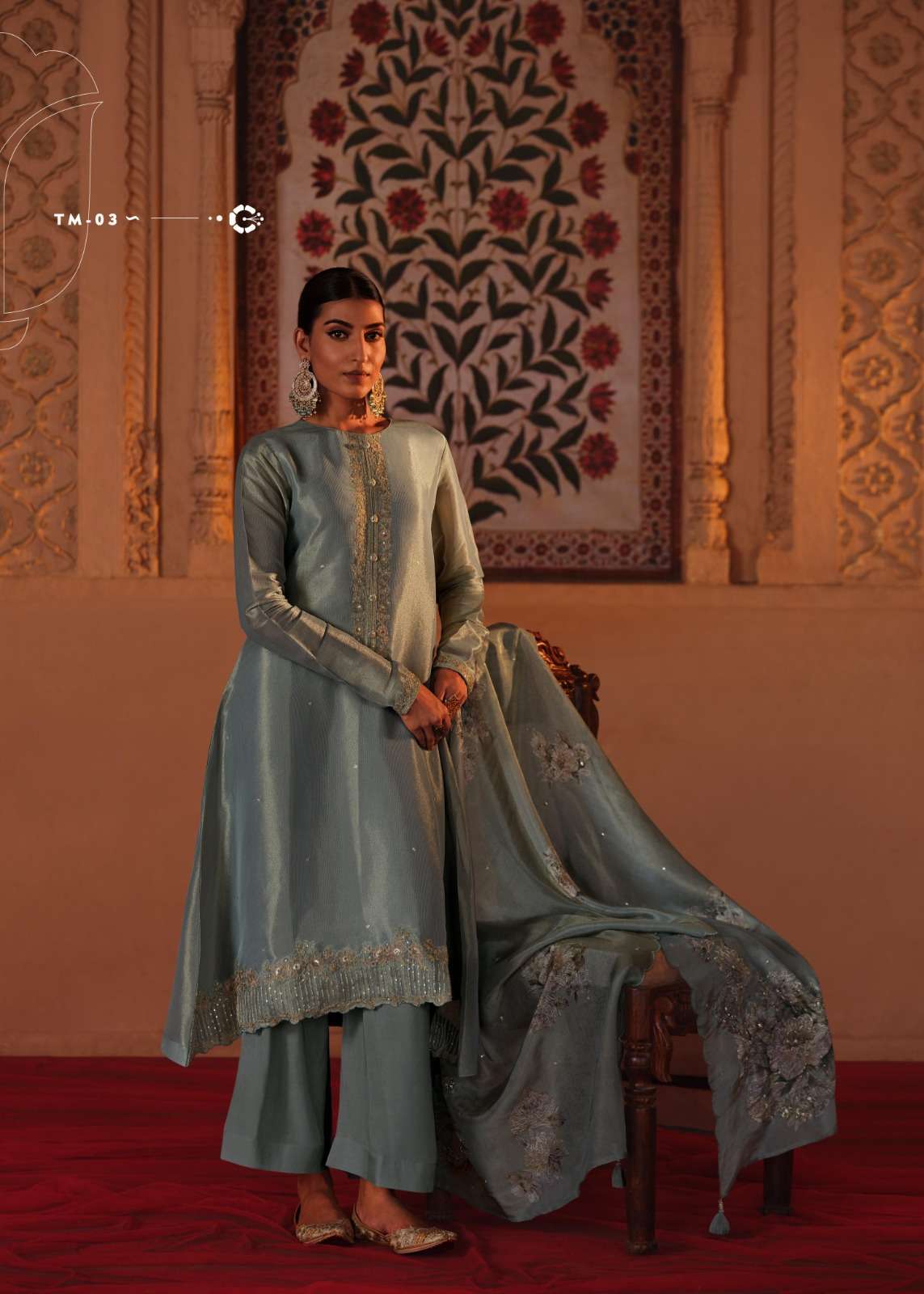 VARSHA TAMAYA PARTYWEAR DESIGN LADIES SUIT CATALOG EXPORTER 