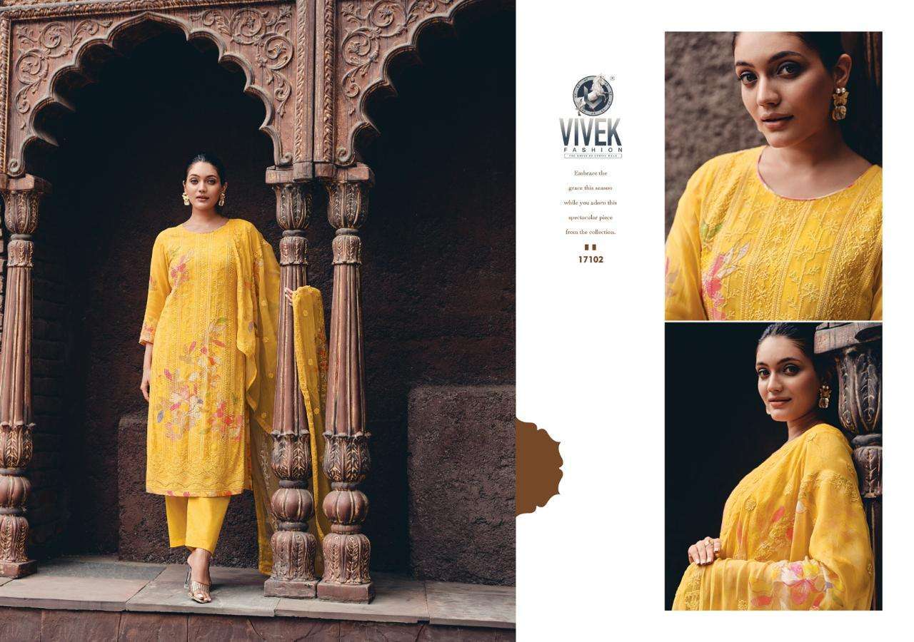 VIVEK FASHION FASHION WORLD VOL 34 DESIGNER GEORGETTE LATEST SUIT EXPORTER IN SURAT 