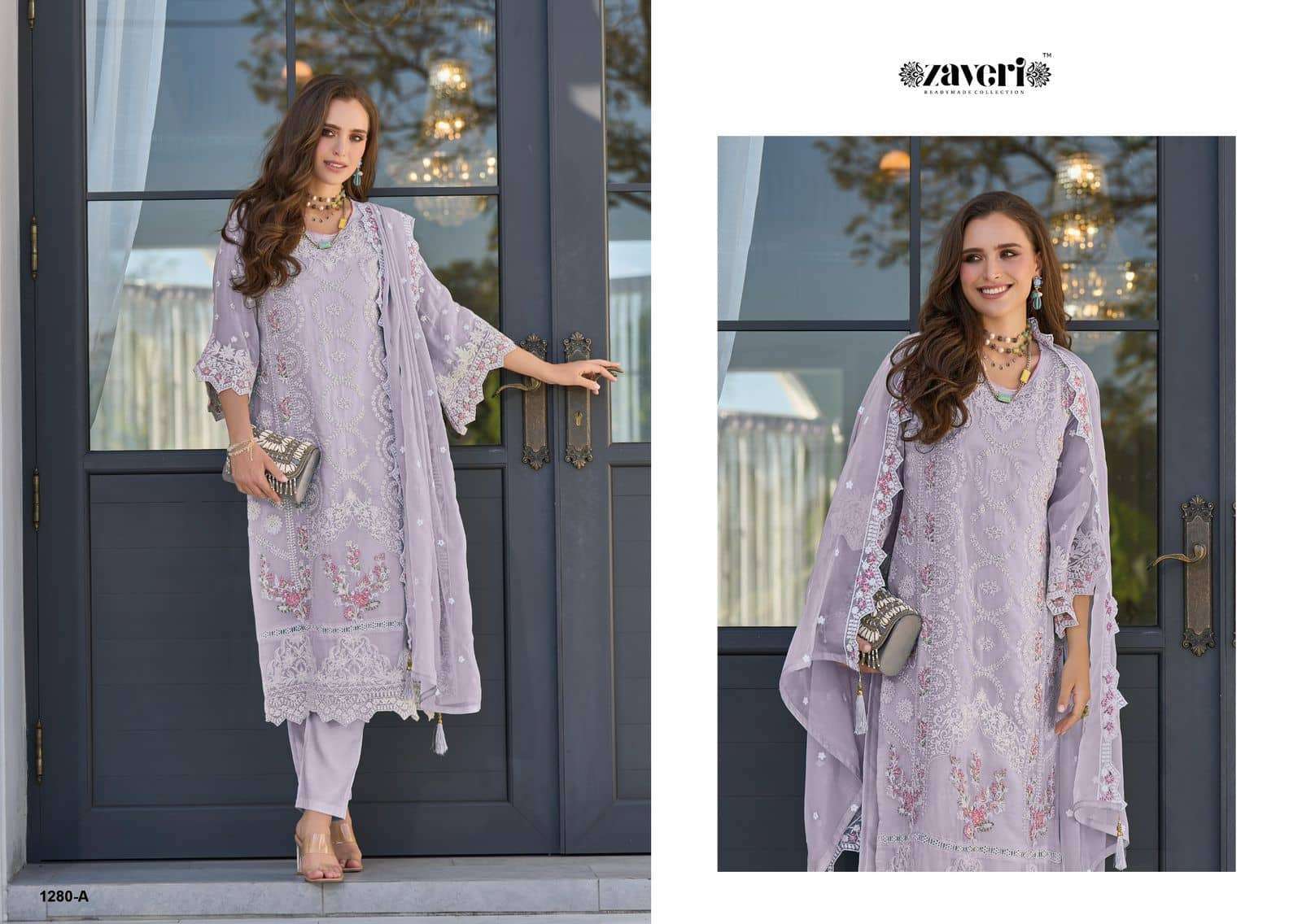 ZAVERI FEMINA VOL 2 COLOUR EDITION 2 NEW ORGANZA KURTI PANT WITH DUPATTA CATALOG EXPORT