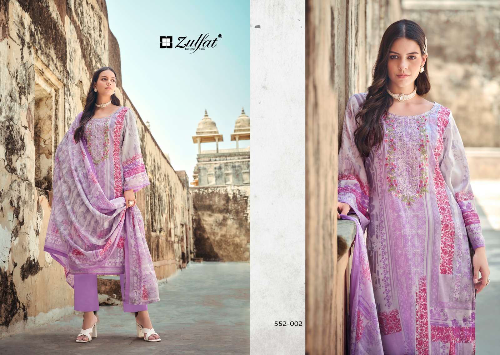 ZULFAT ROZEEN RELODED PURE COTTON SALWER KAMEEZ CATALOGUE WHOLESALE PRICE SURAT 2024