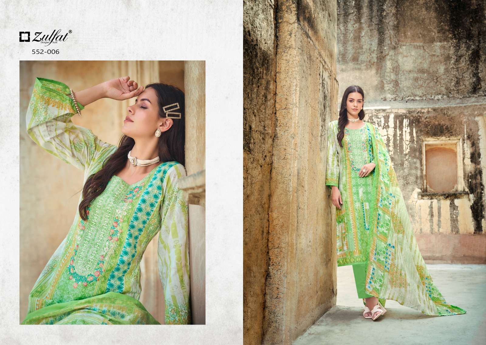 ZULFAT ROZEEN RELODED PURE COTTON SALWER KAMEEZ CATALOGUE WHOLESALE PRICE SURAT 2024