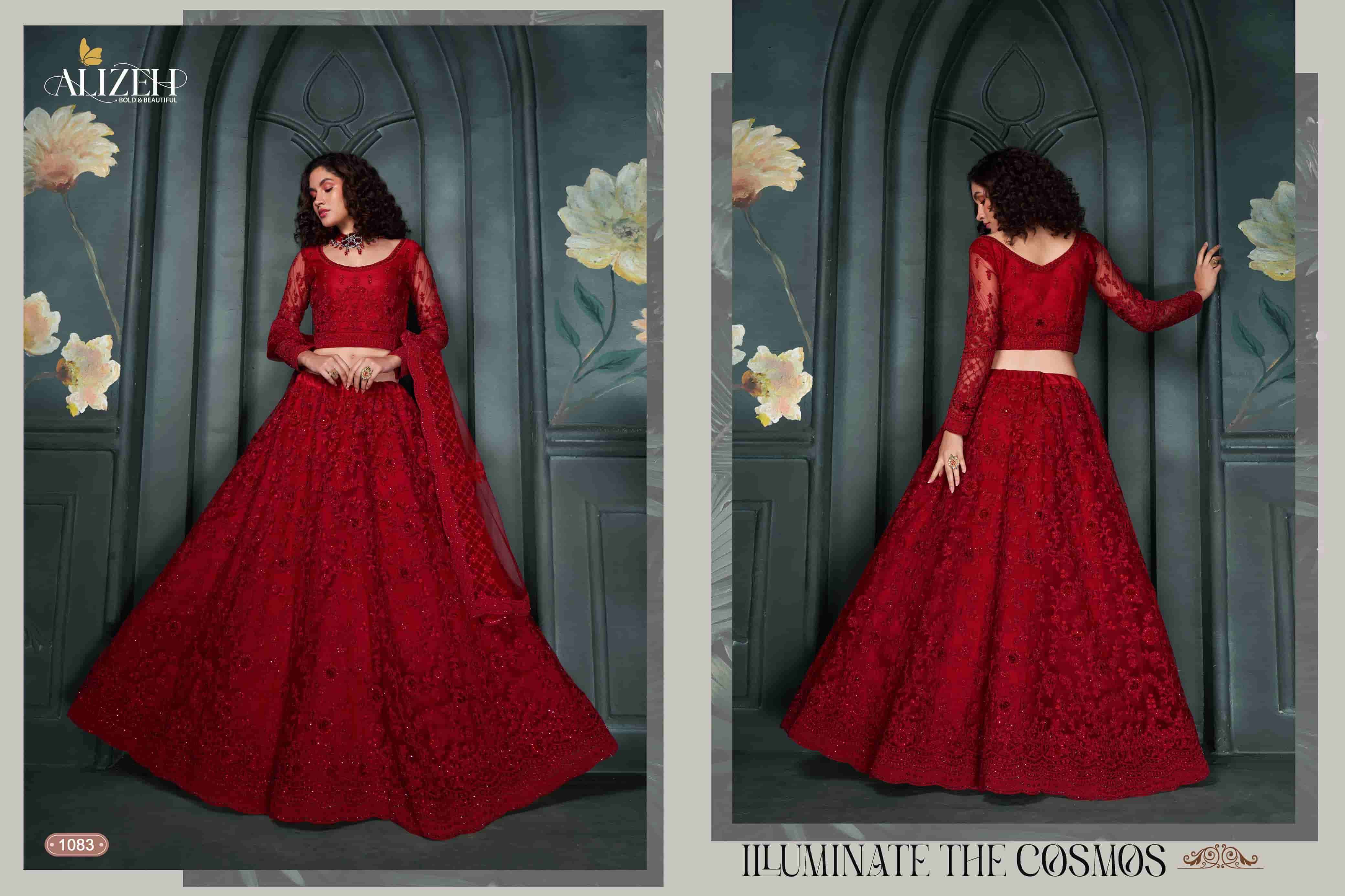 ALIZEH BRIDAL HERITAGE VOL 5 PARTY WEAR STYLE LEHNGA EXPORTER 2024
