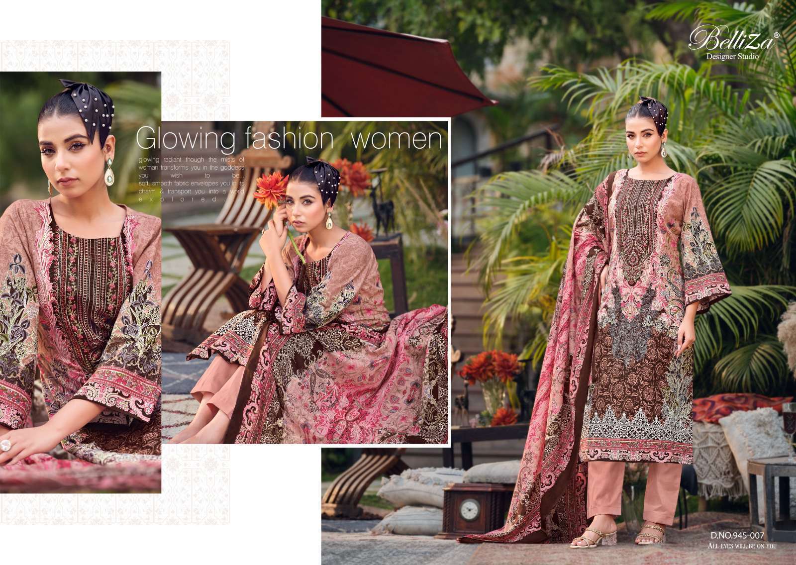 BELLIZA NAIRA VOL 64 PURE COTTON SALWER KAMEEZ CATALOG EXPORTER 2024
