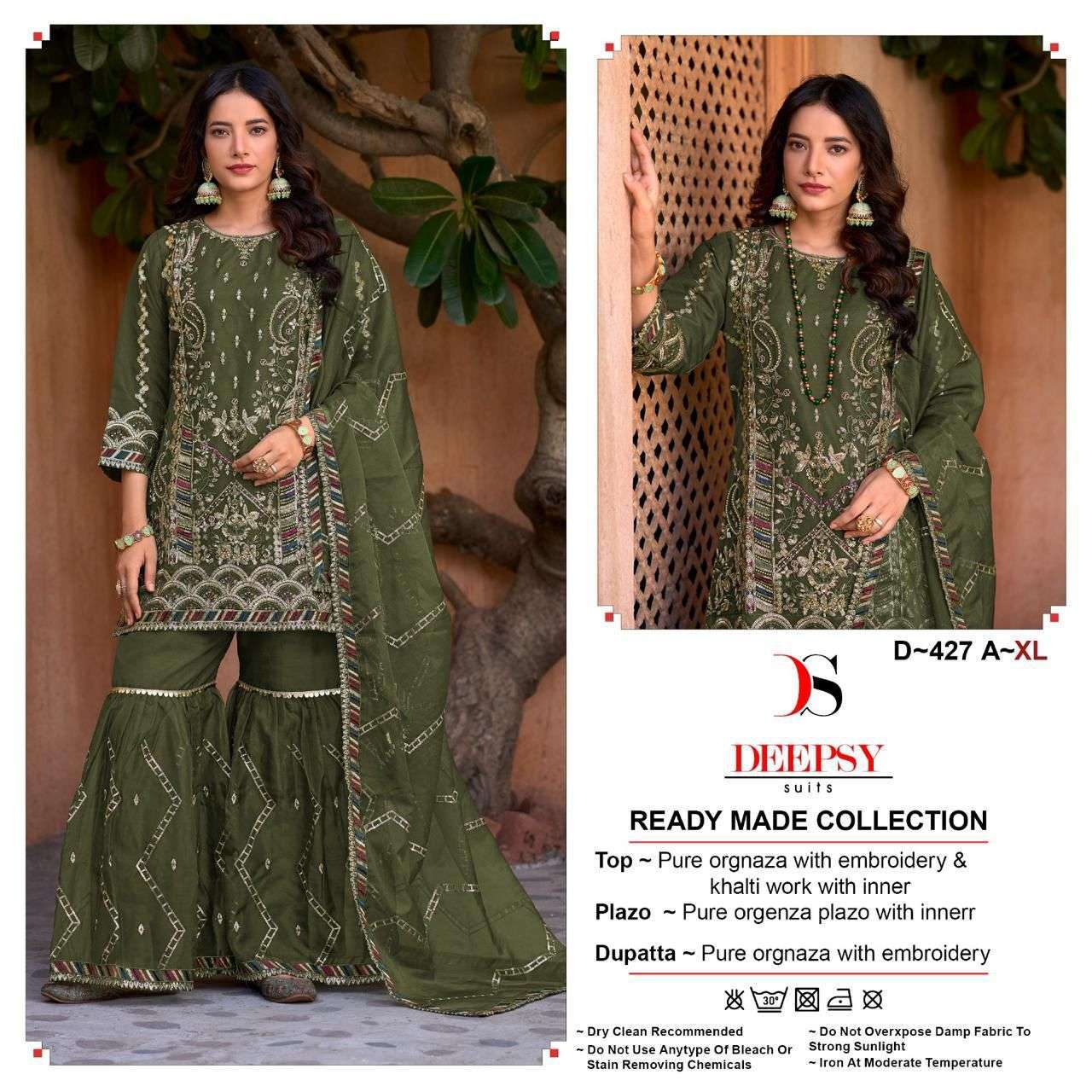 DEEPSY D 427 COLORS DESIGNER READYMADE WEDDING SUIT CATALOG EXPORTER 2024