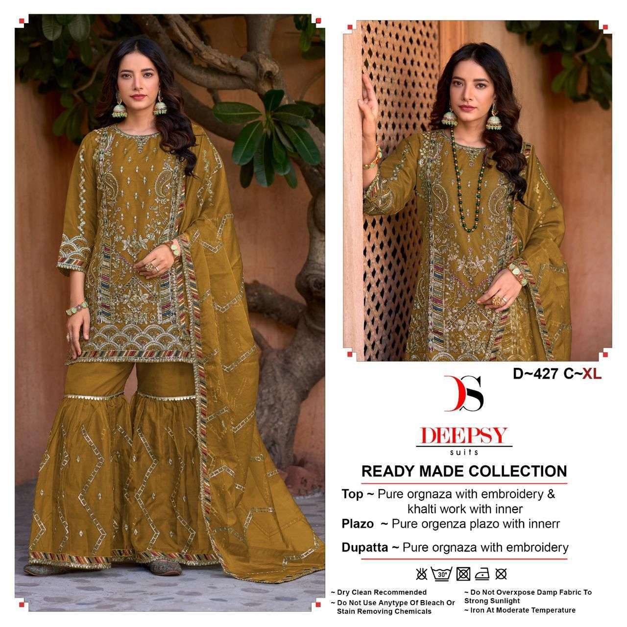 DEEPSY D 427 COLORS DESIGNER READYMADE WEDDING SUIT CATALOG EXPORTER 2024