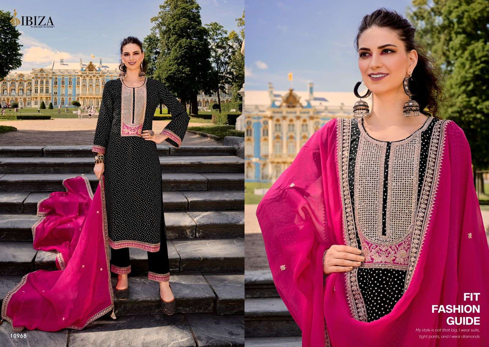 IBIZA RANG BANDHEJ LATEST DESIGN RUSSAIN SILK SUIT CATALOGUE WHOLESALER IN SURAT 