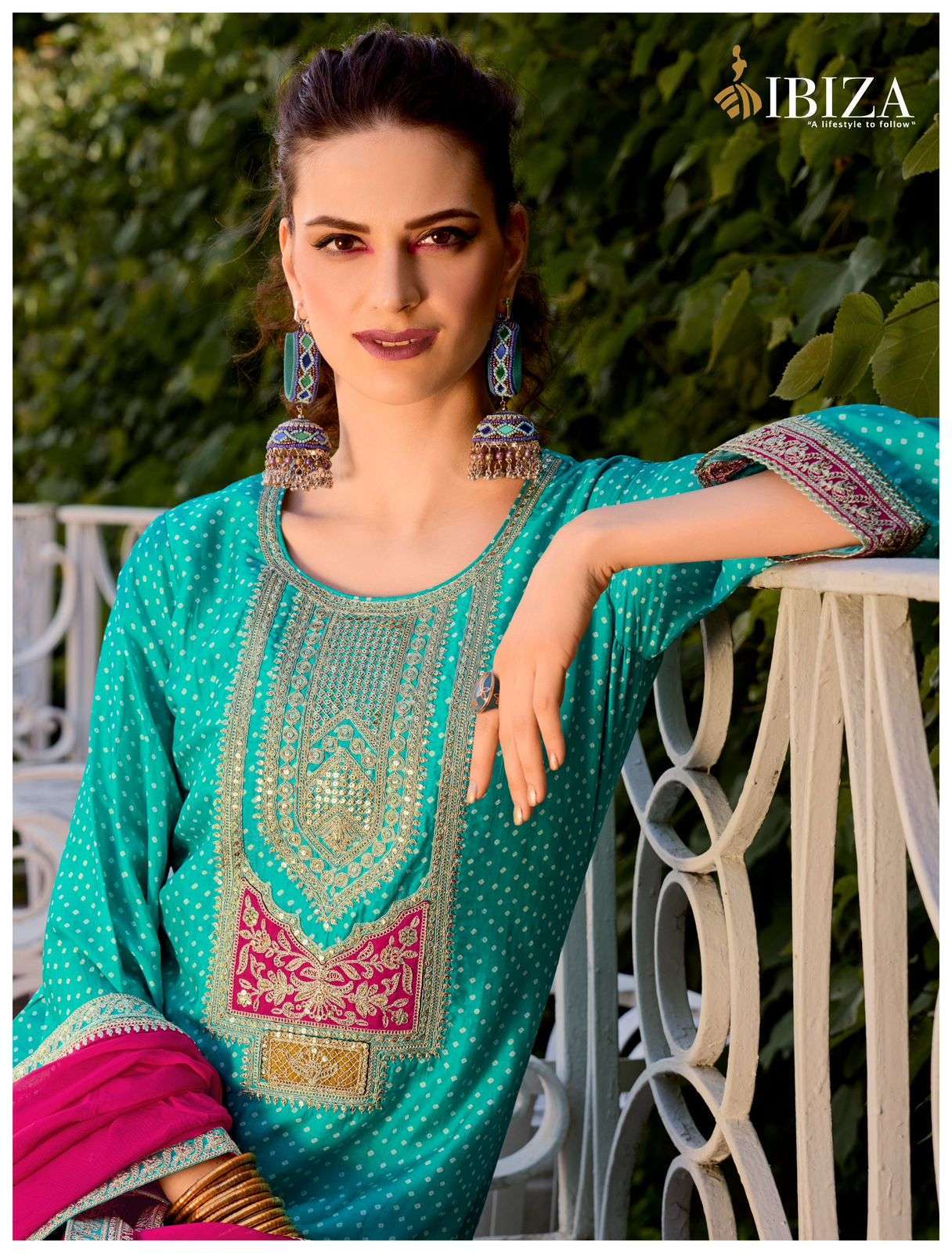 IBIZA RANG BANDHEJ LATEST DESIGN RUSSAIN SILK SUIT CATALOGUE WHOLESALER IN SURAT 