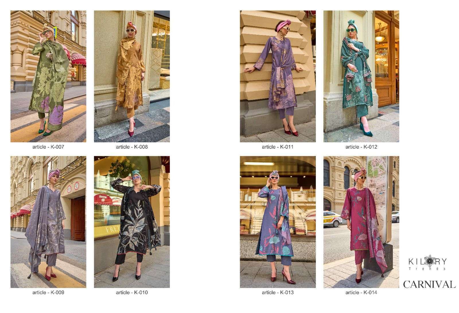 KILORY CARNIVAL VISCOSE MUSLIN LADIES SUIT CATALOG EXPORTER 