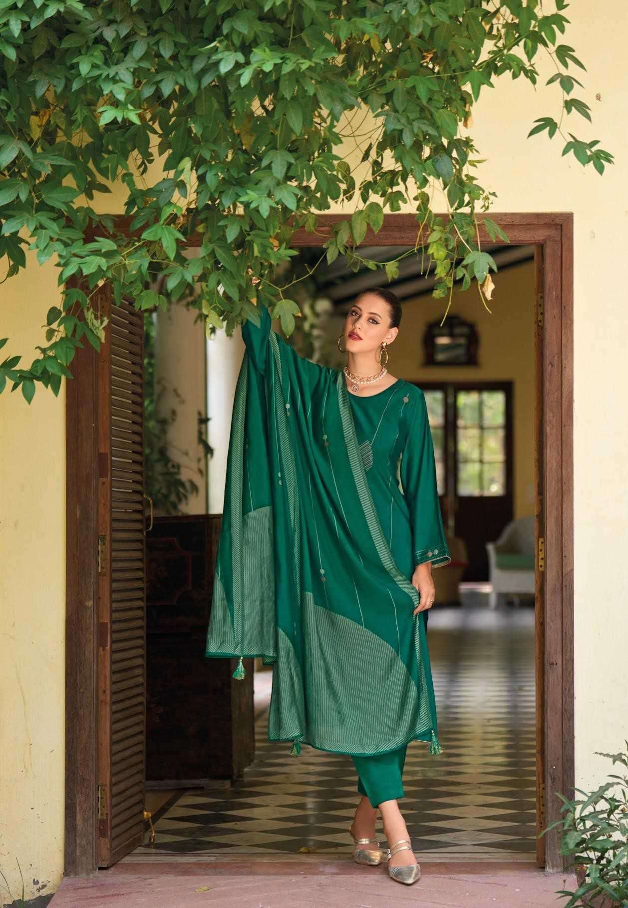 KILORY TRENDZ HAYA LATEST DESIGNS MUSLIN LADIES SUIT CATALOG EXPORTER 2024