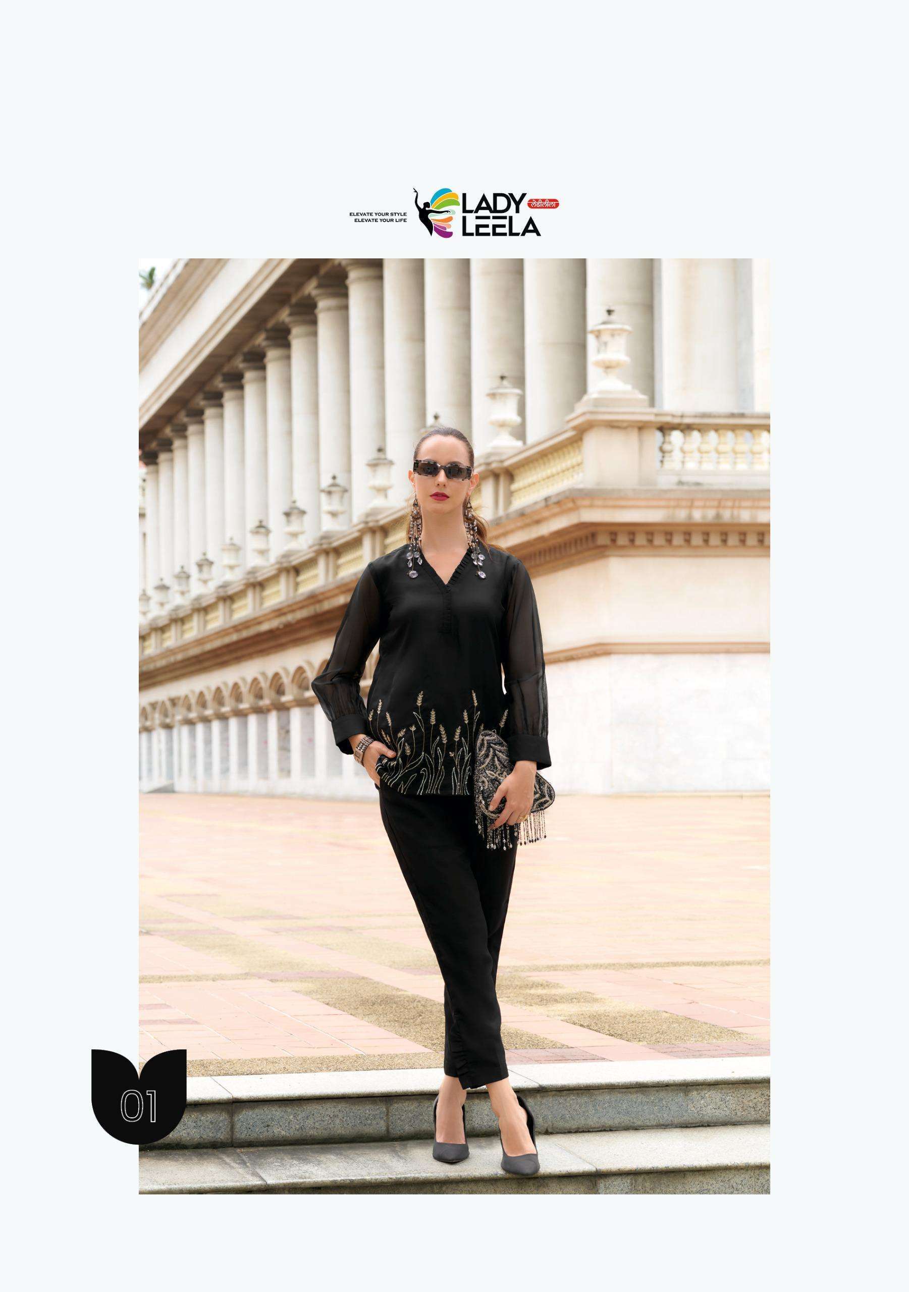 LADY LEELA MARBLES VOL 5 STYLISH CORD SET NEW DESIGNER 2024