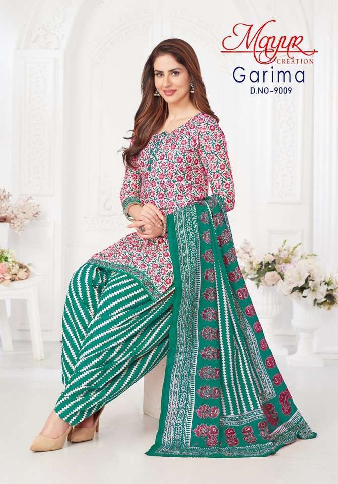 MAYUR CREATION GARIMA VOL 9 PRINTED COTTON DRESS MATERIAL CATALOGUE WHOLESALE PRICE DEALER 