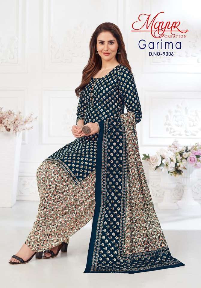 MAYUR CREATION GARIMA VOL 9 PRINTED COTTON DRESS MATERIAL CATALOGUE WHOLESALE PRICE DEALER