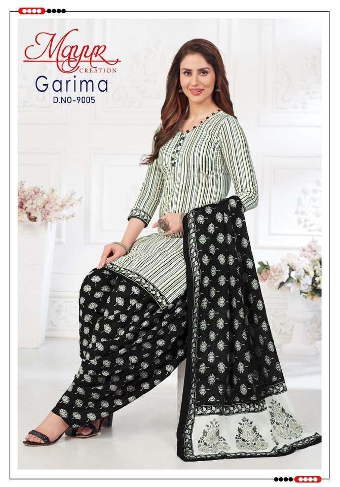 MAYUR CREATION GARIMA VOL 9 PRINTED COTTON DRESS MATERIAL CATALOGUE WHOLESALE PRICE DEALER 