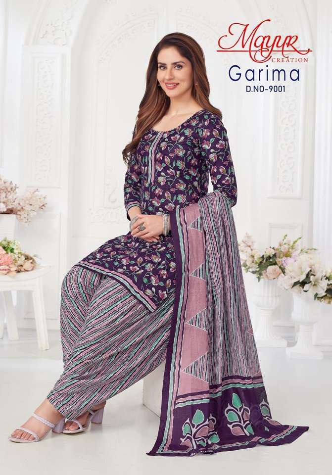 MAYUR CREATION GARIMA VOL 9 PRINTED COTTON DRESS MATERIAL CATALOGUE WHOLESALE PRICE DEALER 