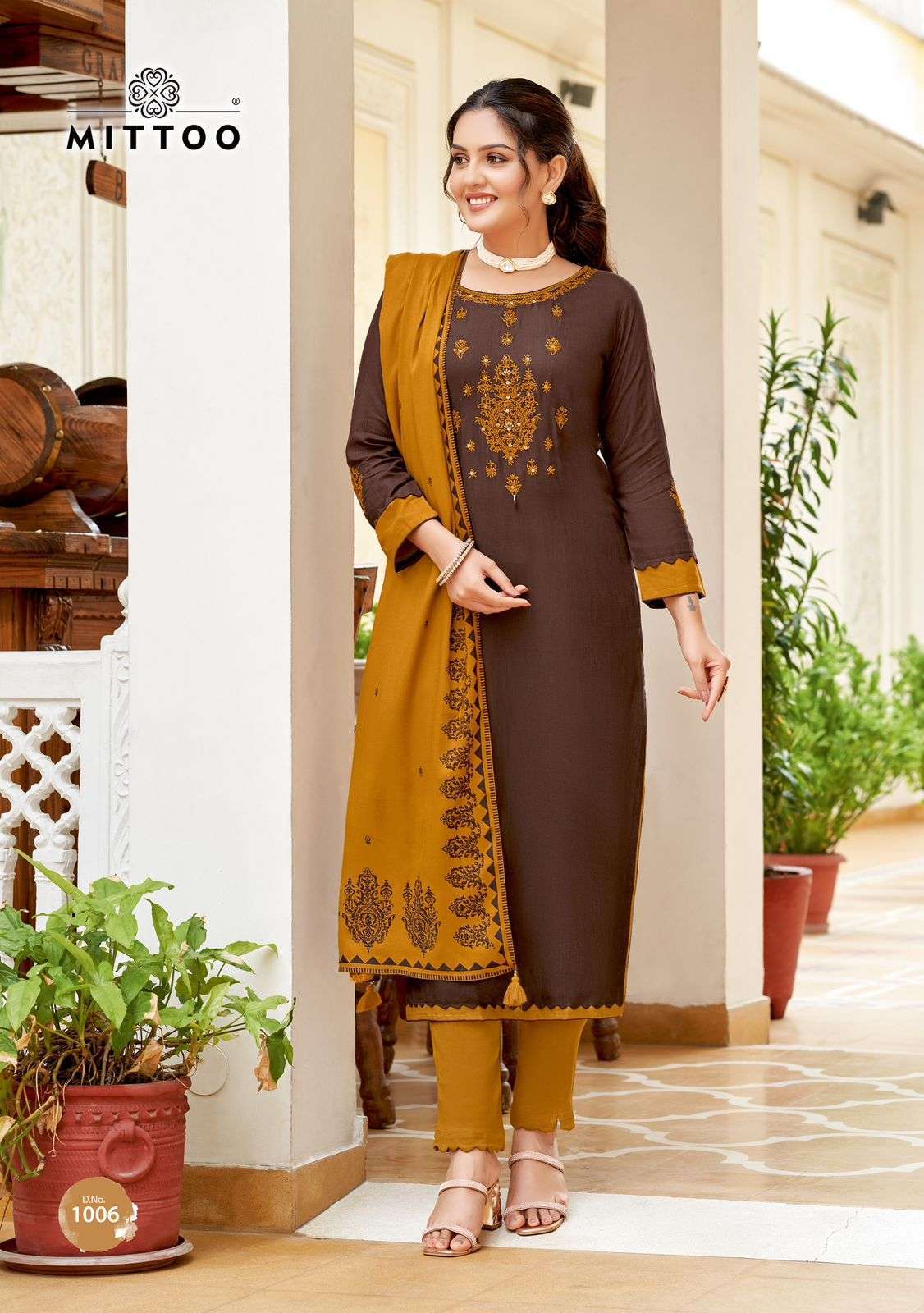 MITTOO FESTIVE STRAIGHT DESIGN 3 PIC PAIR CATALOGUE 2024