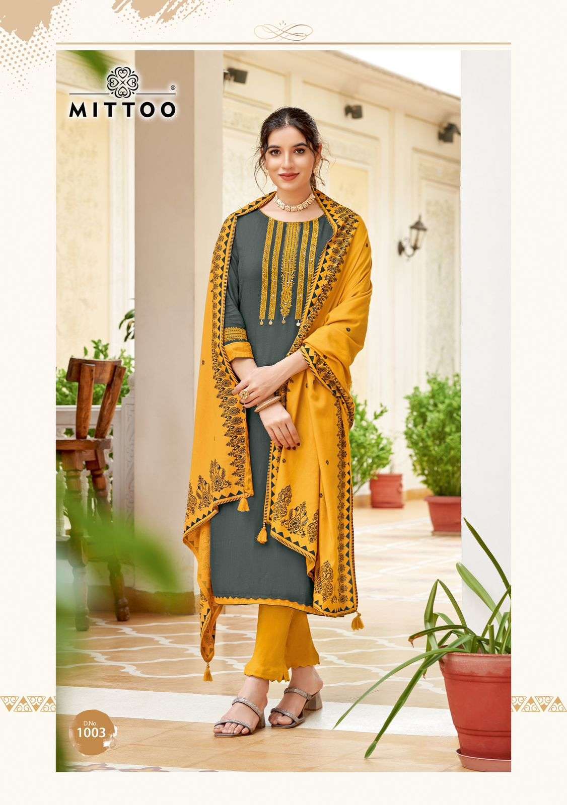 MITTOO FESTIVE STRAIGHT DESIGN 3 PIC PAIR CATALOGUE 2024