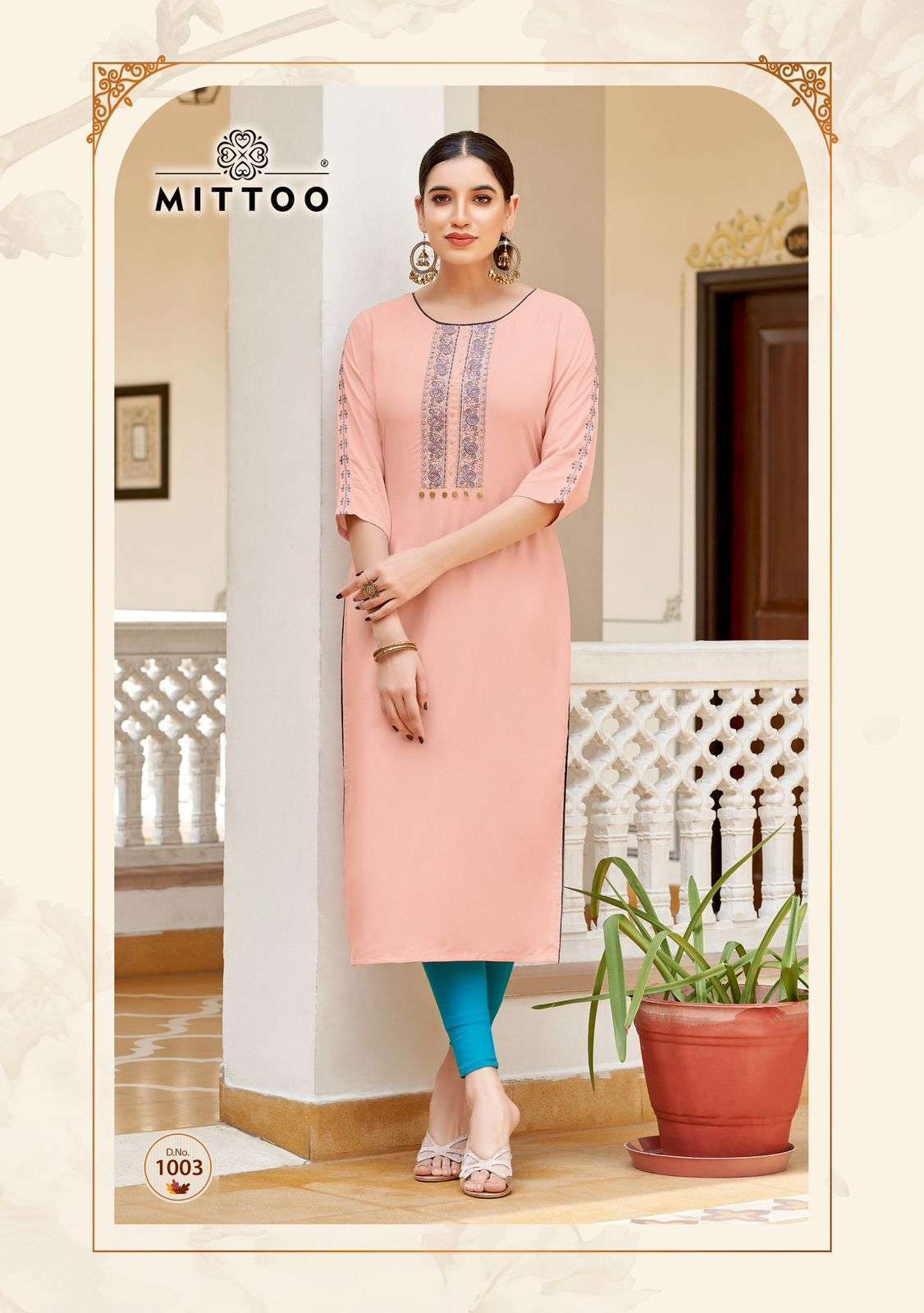 MITTOO RIONA READYMADE FANCY KURTI CATALOGUE WHOLESALER 2024
