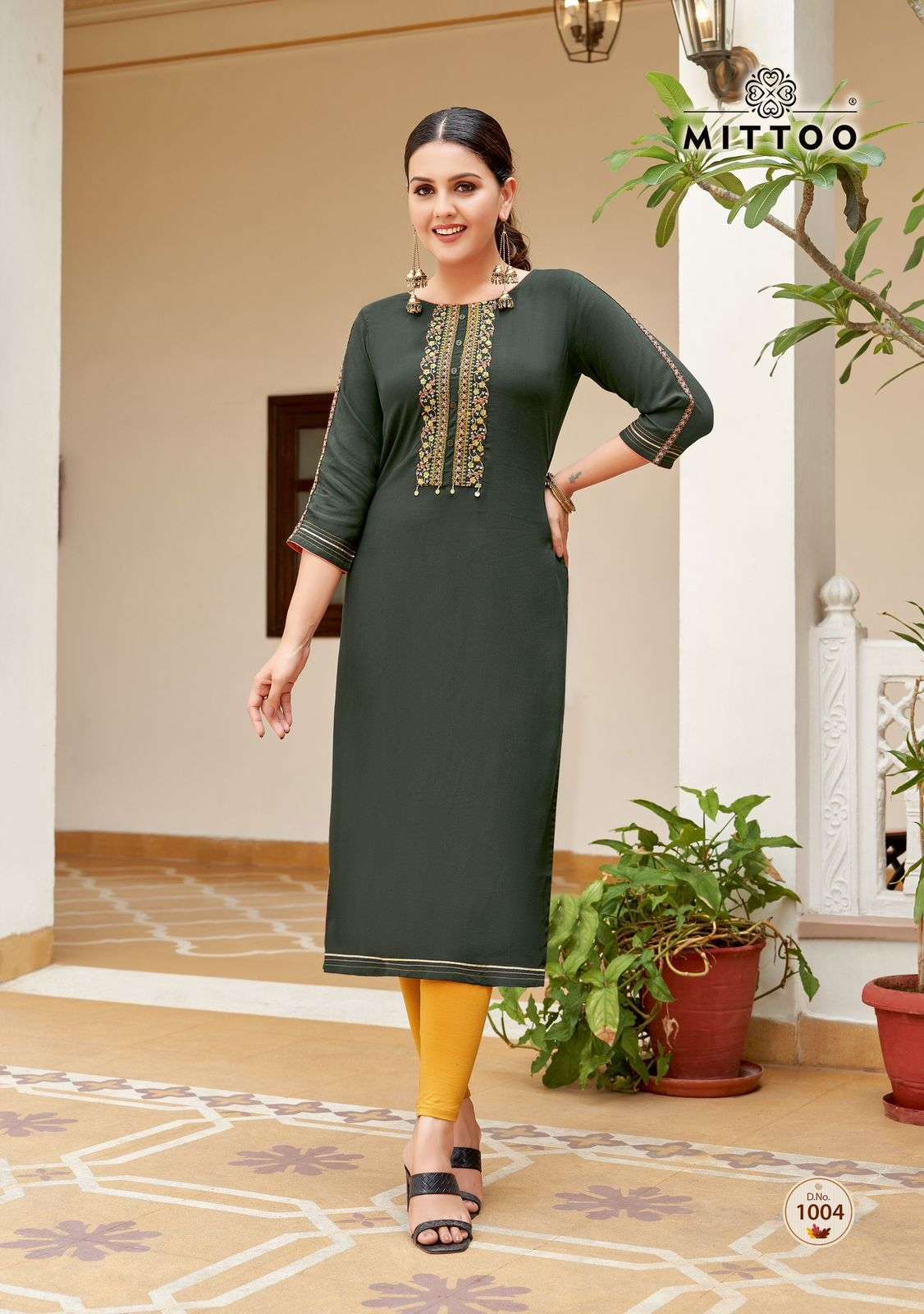 MITTOO RIONA READYMADE FANCY KURTI CATALOGUE WHOLESALER 2024