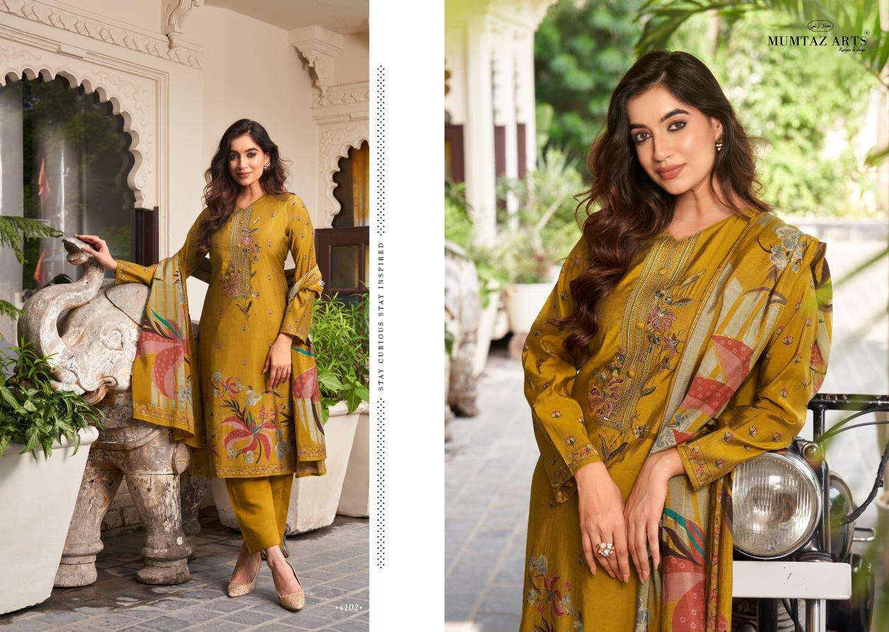 MUMTAZ ARTS MANNAT MUSLIN LADIES SUIT CATALOGUE WHOLESALE PRICE DEALER 