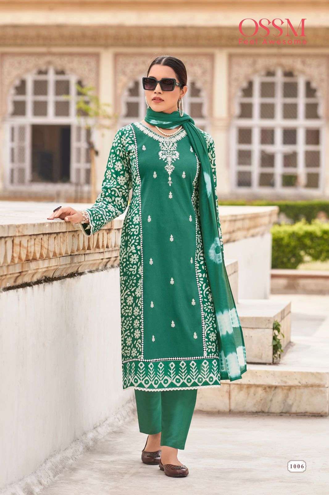 OSSM PRESENT LATEST CATALOGUE BATIK VOL 3 PREMIUM DESIGNS KURTI PANT WITH DUPATTA LATEST CATALOGUE 2024