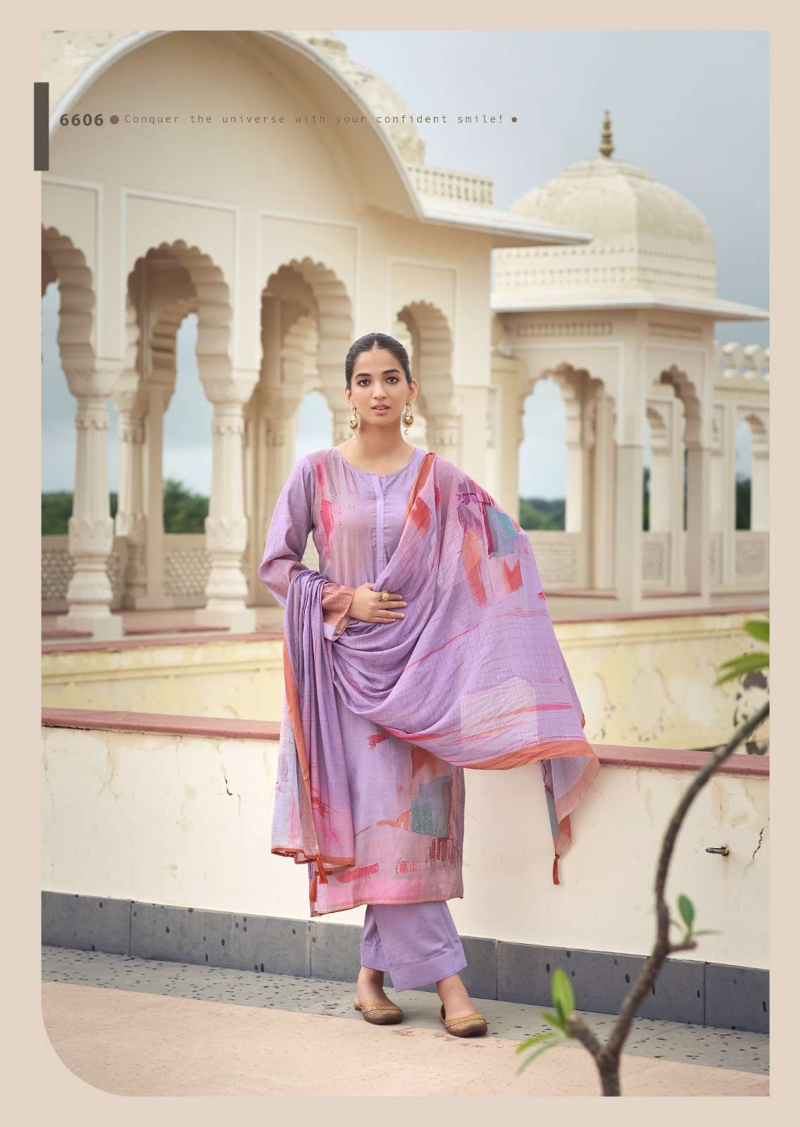 PRM TRENDZ EKNOOR FANCY WORK MUSLIN SUIT CATALOG WHOLESALE RATE SURAT 2024