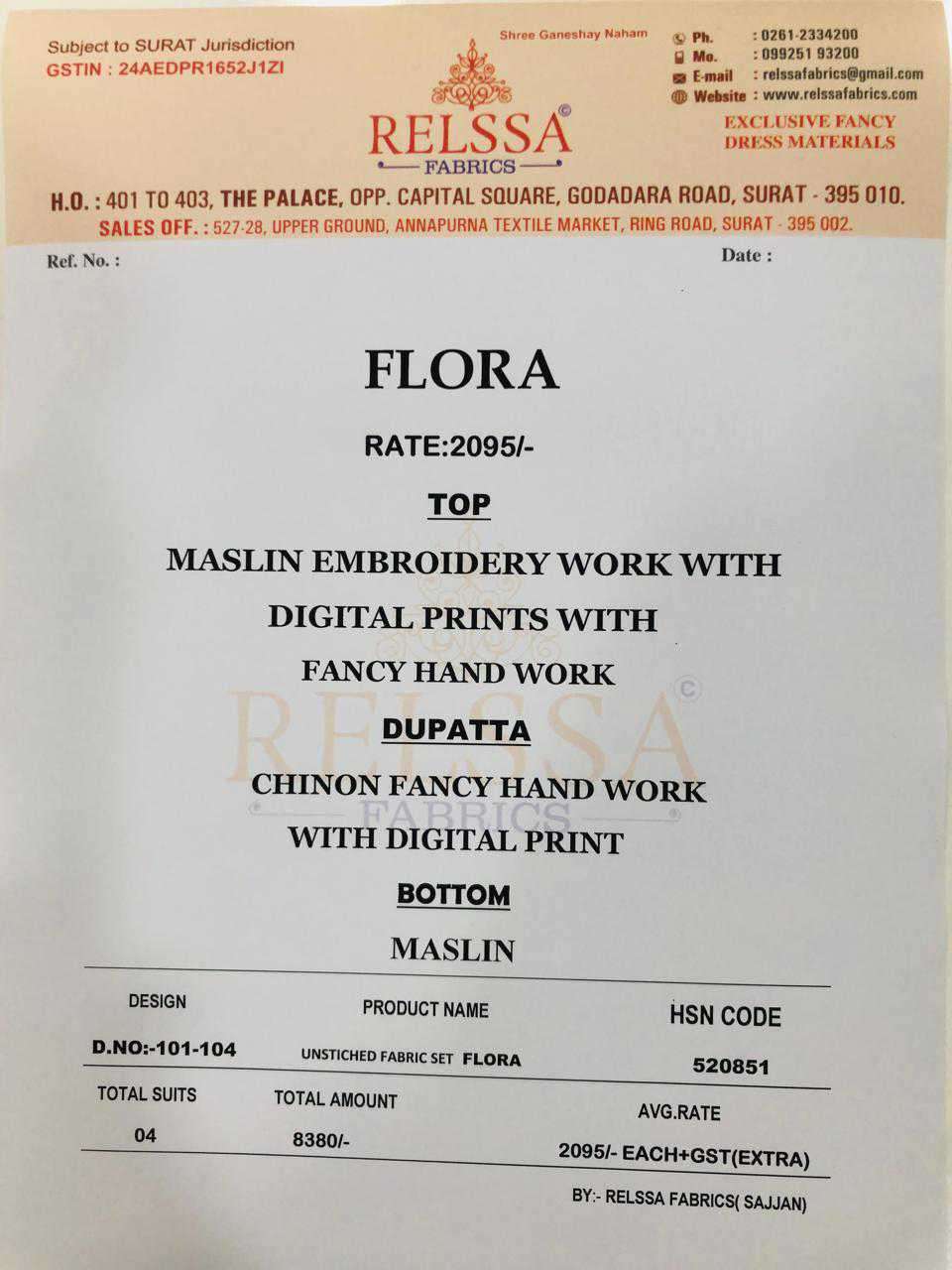 RELSSA FLORA FANCY HADNWORK MUSLIN DRESS CATALOG WHOLESALER 2024