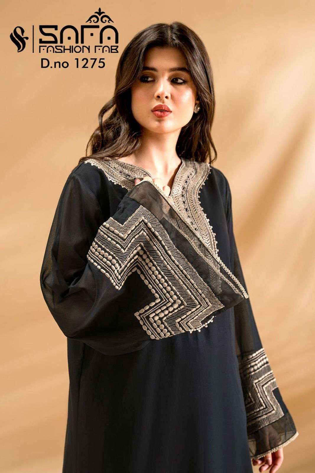 SAFA FASHION FAB 1275 DESIGNER READYMADE KURTI BOTTOM WITH DUPATTA LATEST CATALOGUE 2024