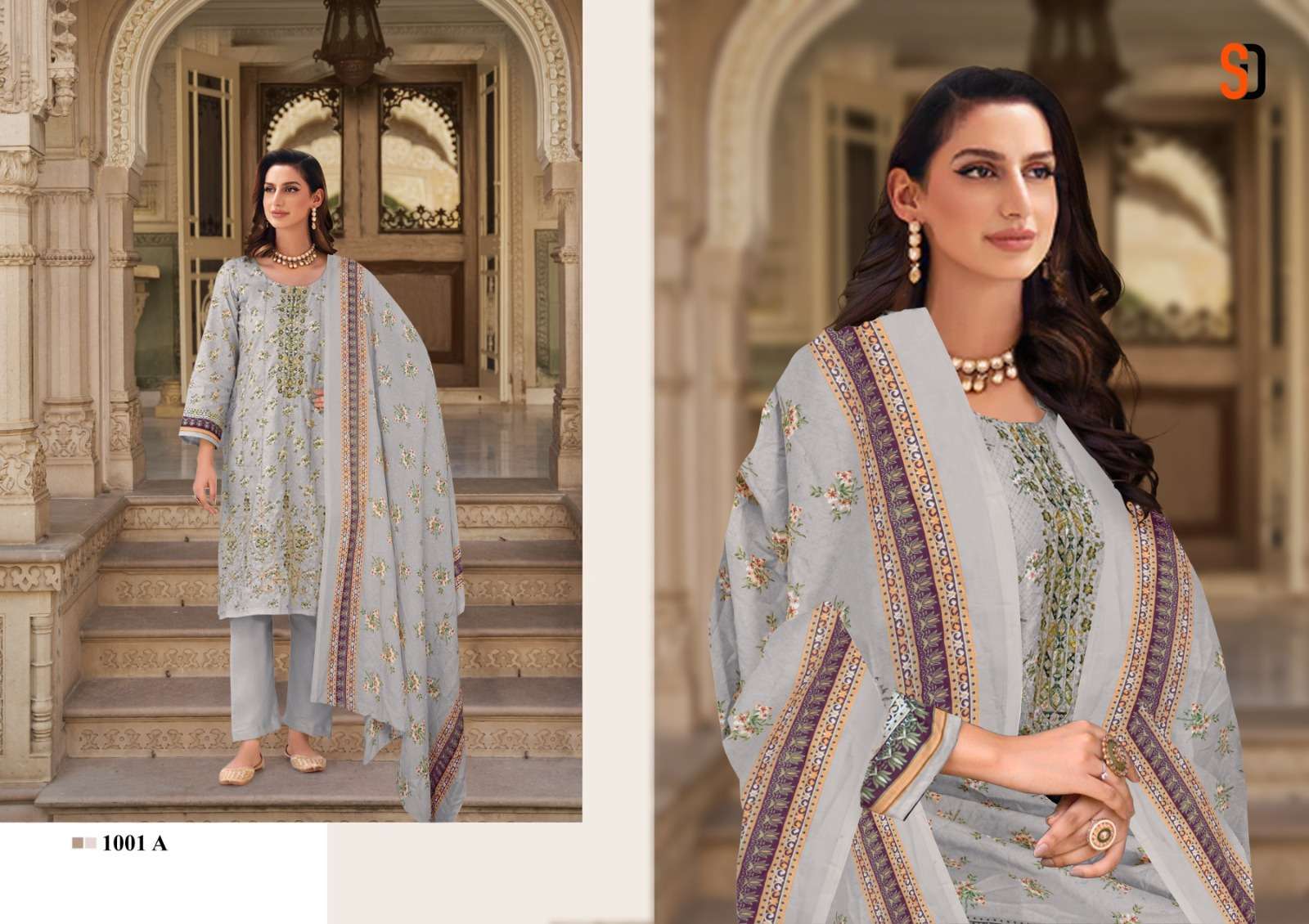 SHRADDHA BIN SAEED COLOR COLLECTION PURE COTTON CATALOG EXPORTER 2024
