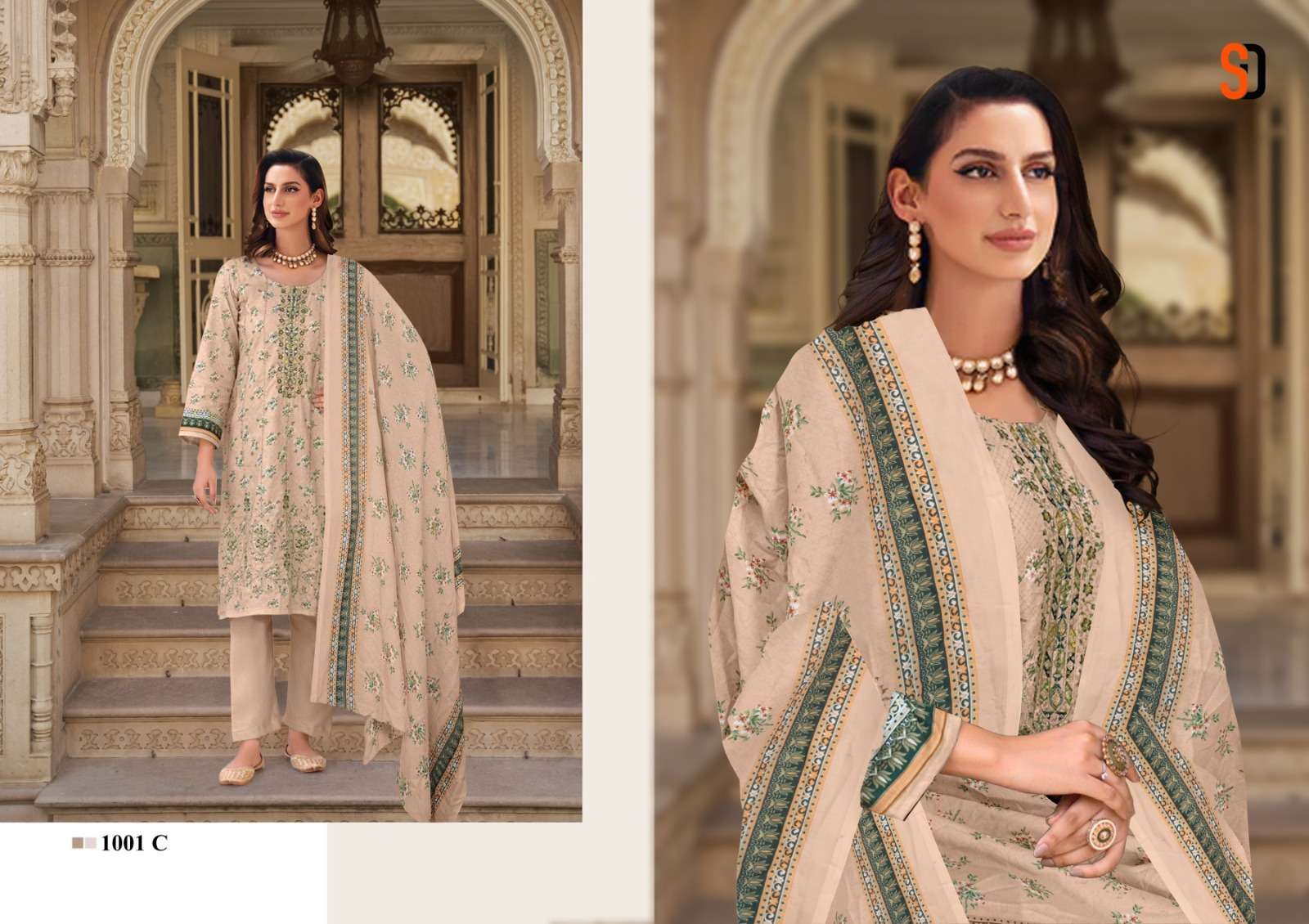 SHRADDHA BIN SAEED COLOR COLLECTION PURE COTTON CATALOG EXPORTER 2024