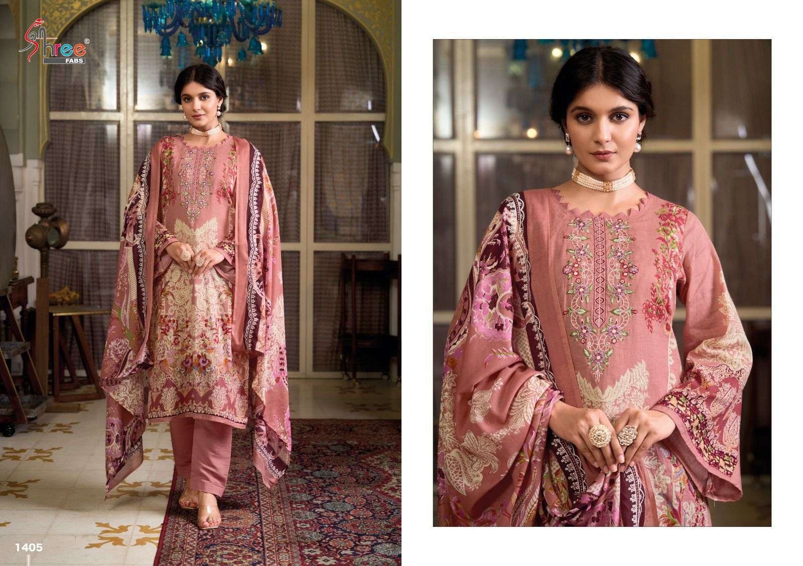 SHREE FAB GUJARISH VOL 14 DIGITAL PRINT COTTON SUIT CATALOG PAKISTANI DESIGN EXPORTER 