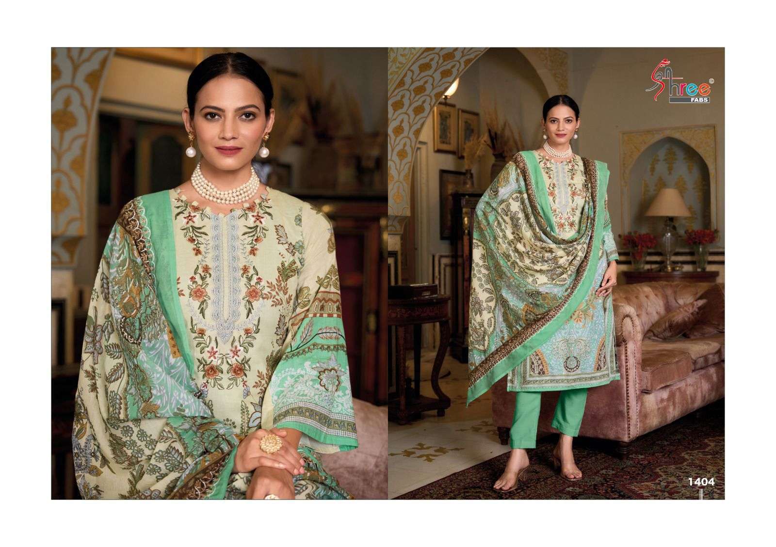 SHREE FAB GUJARISH VOL 14 DIGITAL PRINT COTTON SUIT CATALOG PAKISTANI DESIGN EXPORTER 