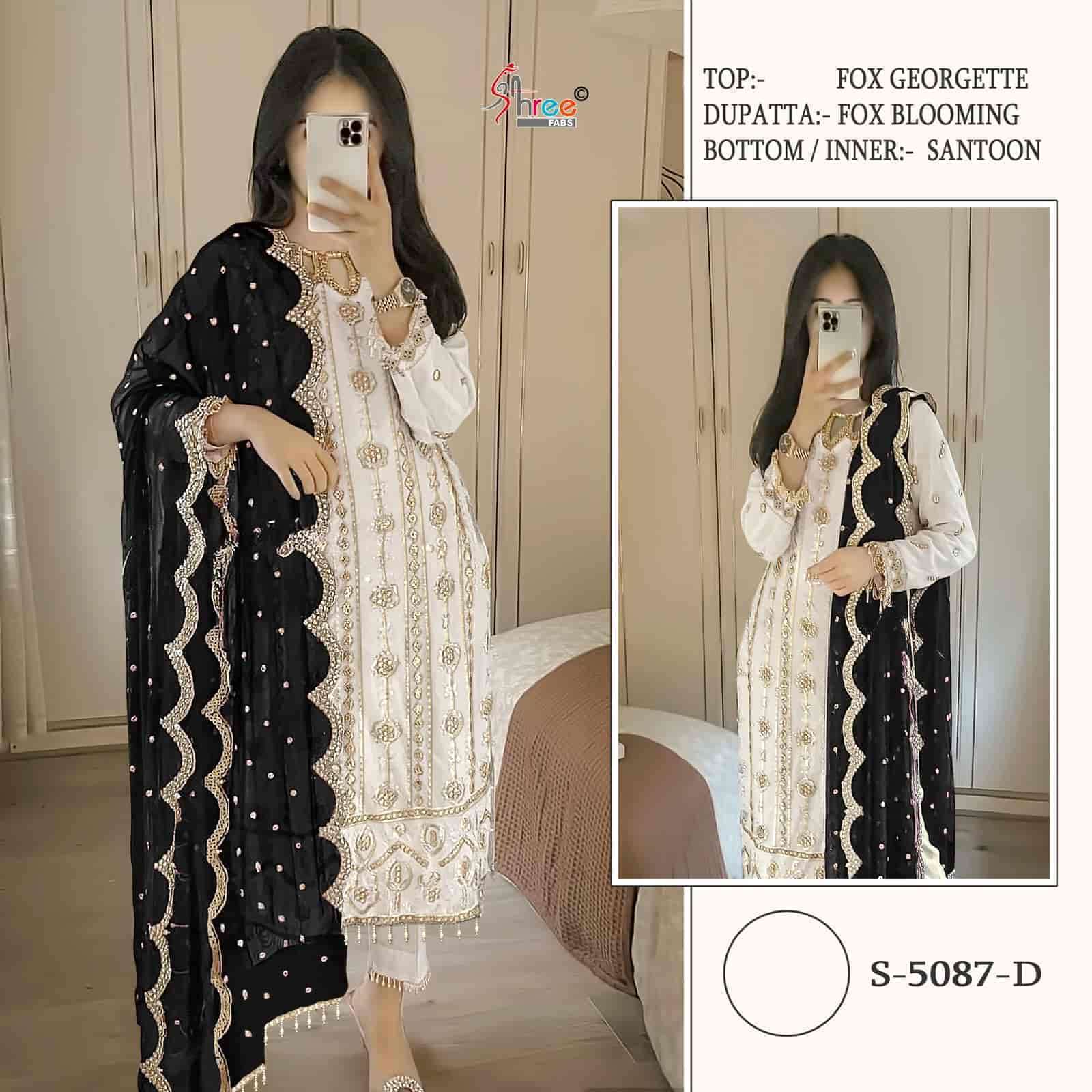 SHREE FAB S 5087 COLORS PAKISTANI LATEST DESIGN FESTIVE COLLECTION DRESS SUPPLIER 