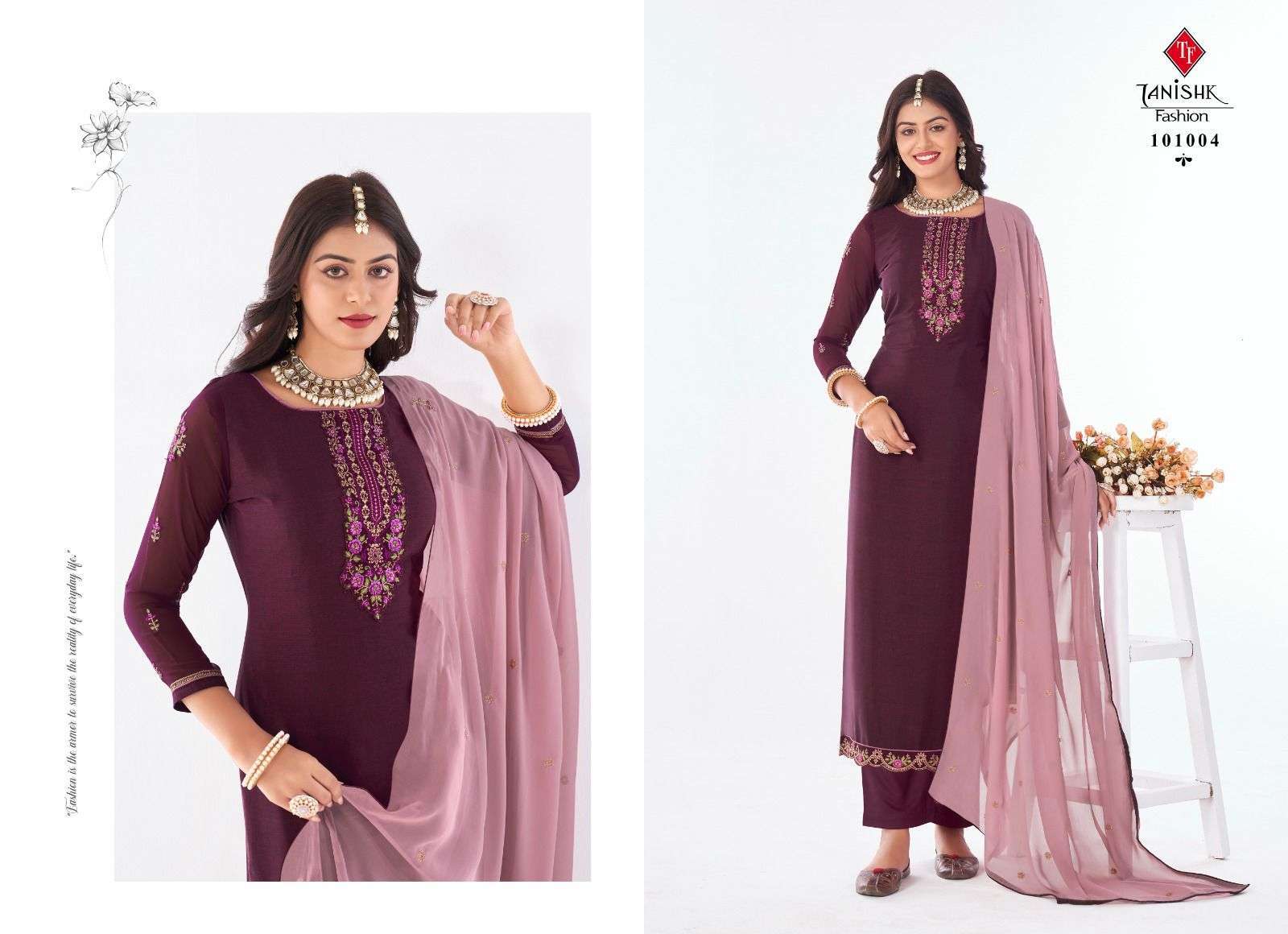 TANISHK ROYAL SILK VOL 16 FESTIVE WEAR CRAPE SALWER KAMEEZ CATALOGUE DEAER 2024