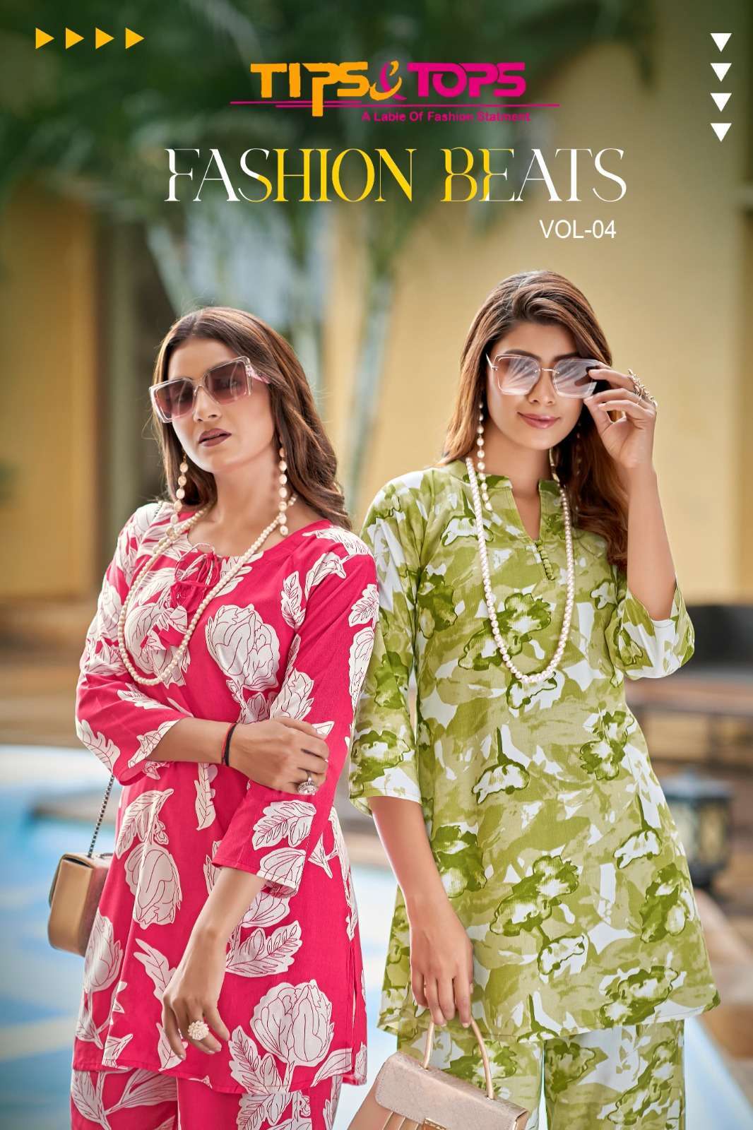 TIPS AND TOPS FASHION BEATS VOL 4 LADIES WEAR CORD SET CATALOG EXPORTER 