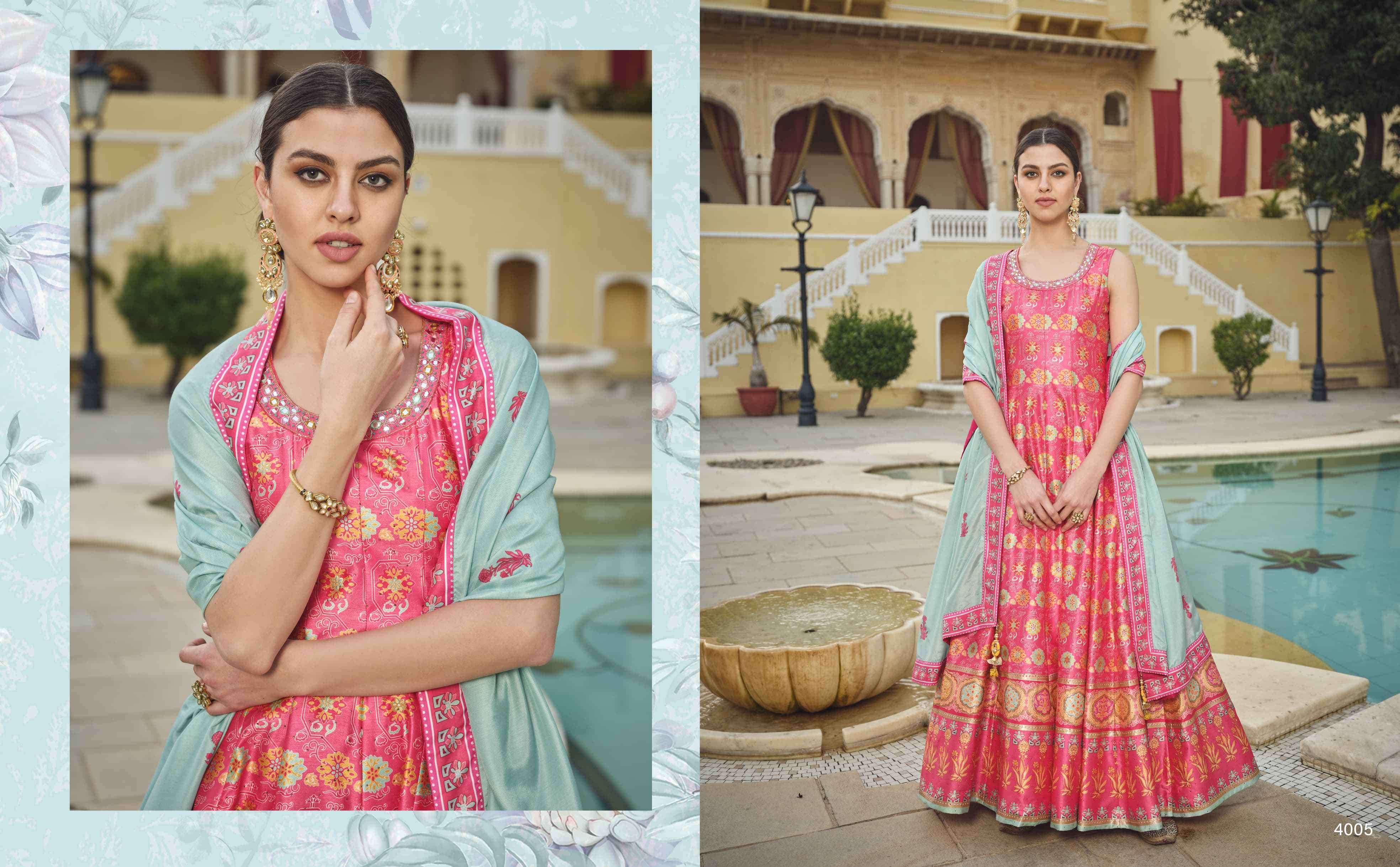 VIRASAT PESHWAI DESIGNER GOWN CATALOGUE WHOLESALE PRICE 