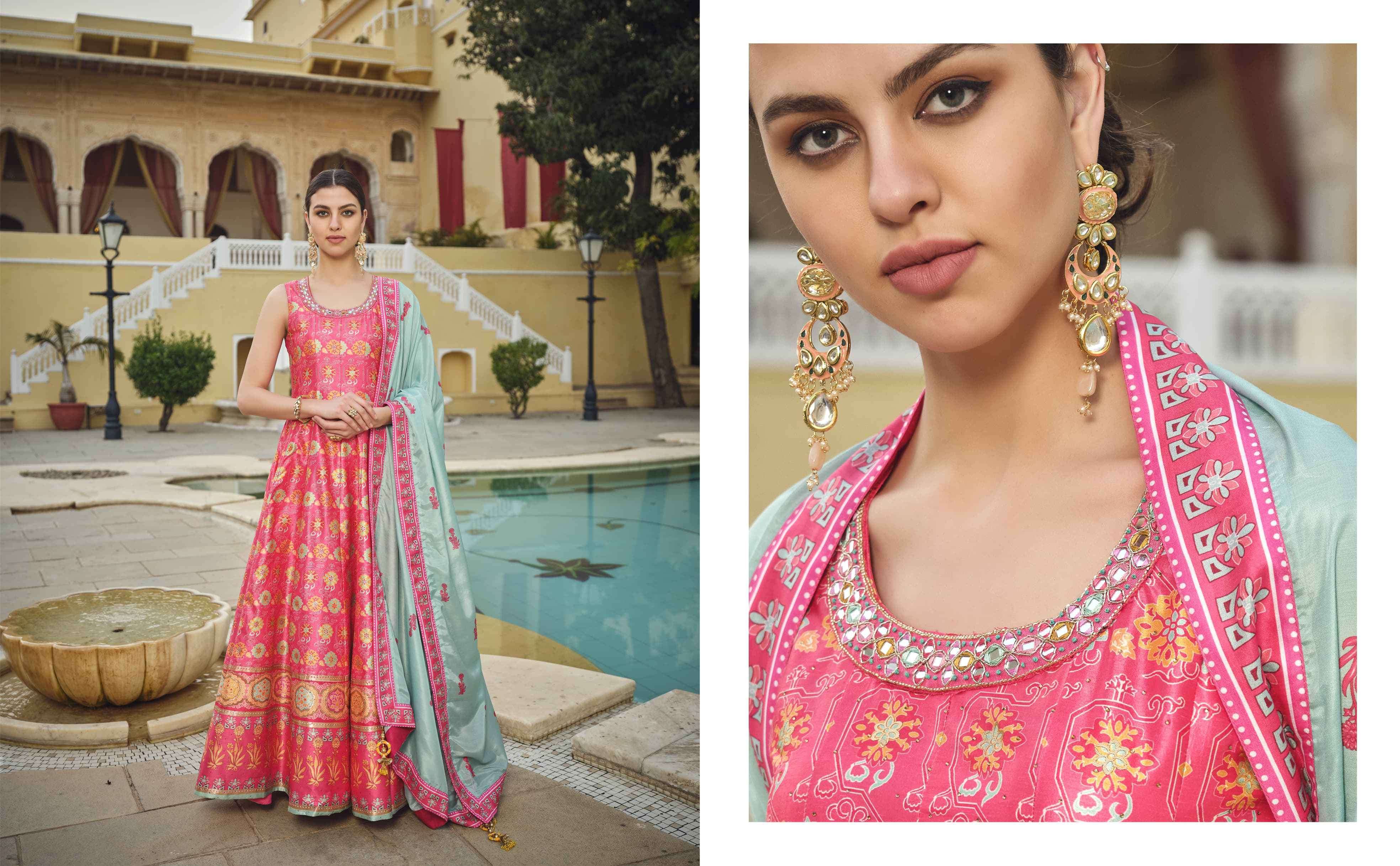 VIRASAT PESHWAI DESIGNER GOWN CATALOGUE WHOLESALE PRICE 