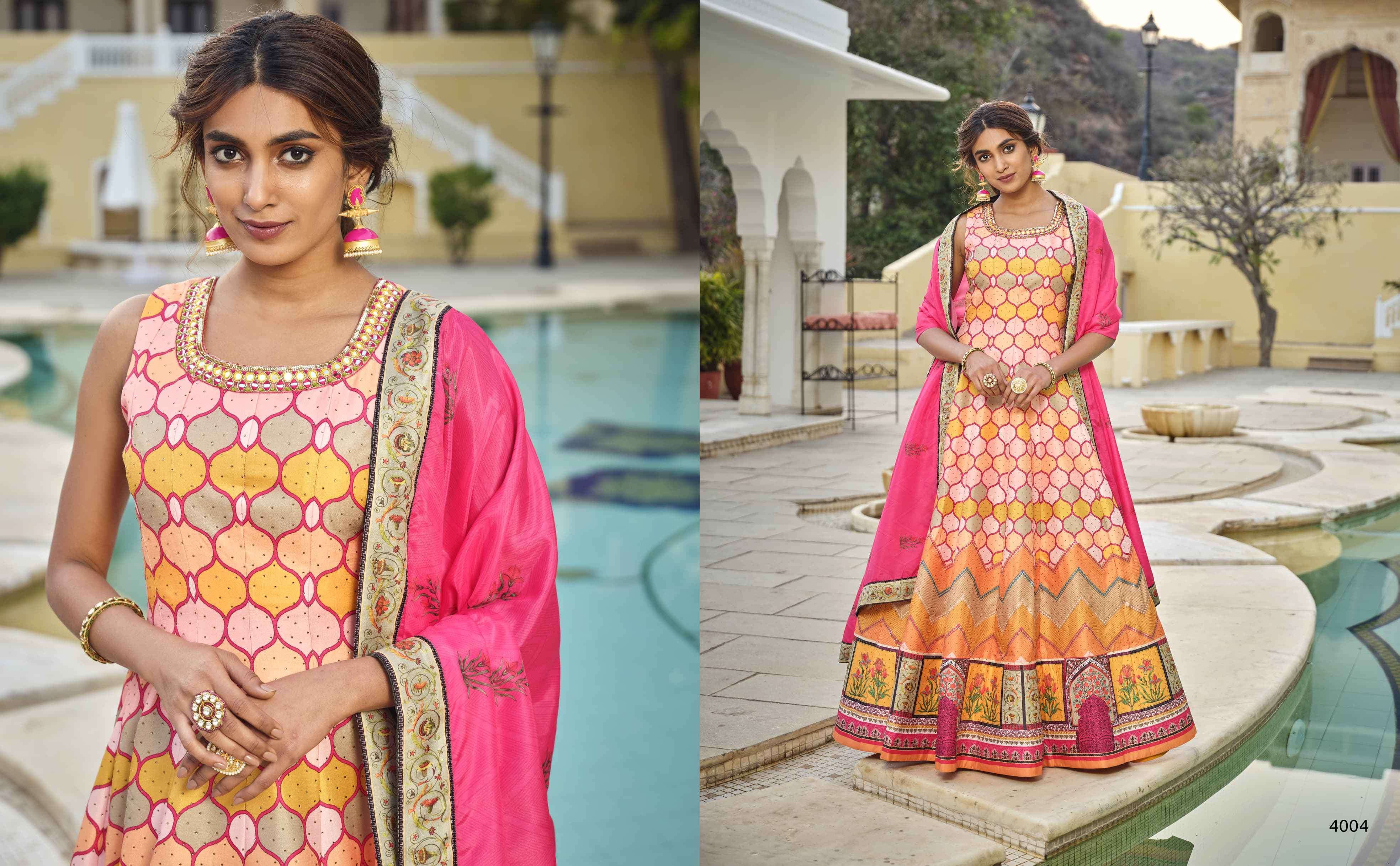 VIRASAT PESHWAI DESIGNER GOWN CATALOGUE WHOLESALE PRICE 