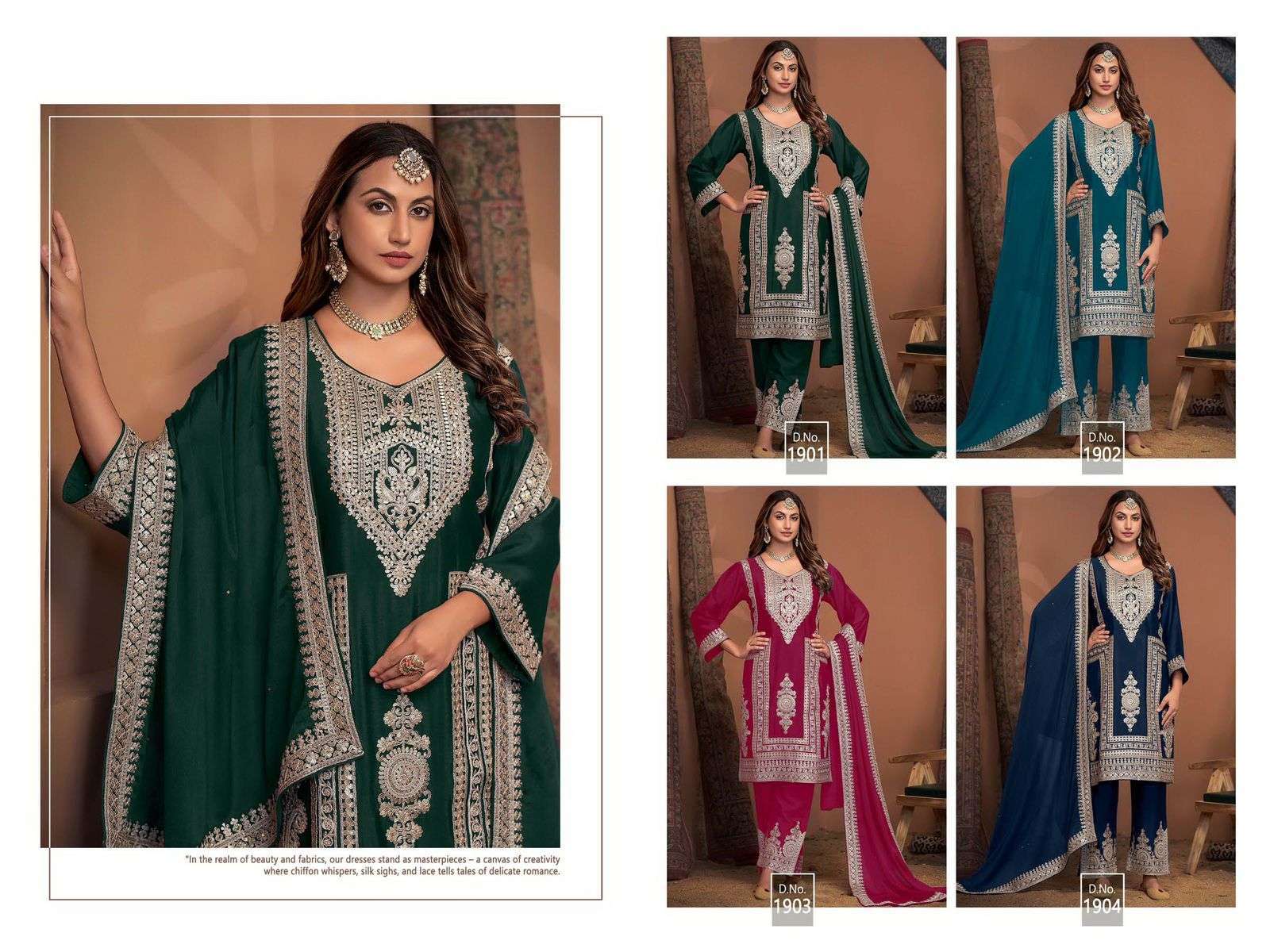 ZUBEDA MAHIRA HEAVY DESIGNER STITCHED LADIES SUIT CATALOGUE SUPPLIER 