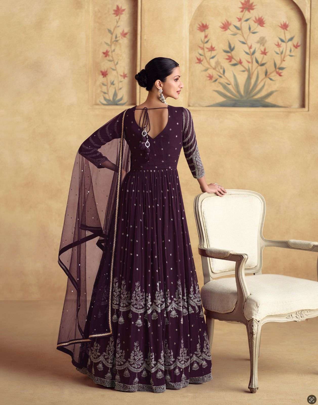 AASHIRWAD ALFAAZ 10095 TO 10098 LATEST DESIGNER DRESS CATALOGUE EXPORTER 