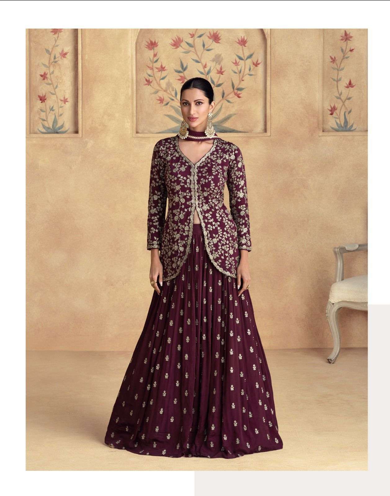 AASHIRWAD ALFAAZ 10095 TO 10098 LATEST DESIGNER DRESS CATALOGUE EXPORTER 