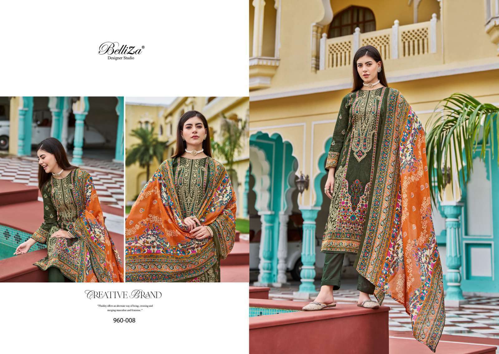 BELLIZA NAIRA VOL 71 PURE COTTON SUIT CATALOG SUPPLIER BELLIZA BRAND WHOLESALER 