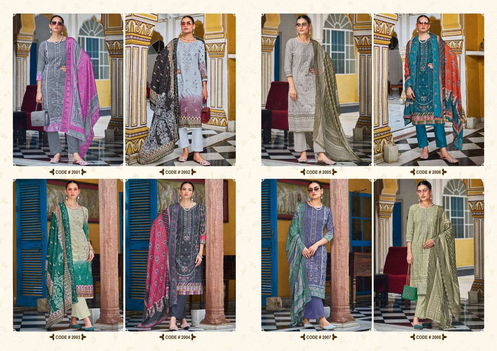 COSMOS BIN SAEED VOL 2 COTTON PAKISTANI SUIT CATALOGUE 2024 