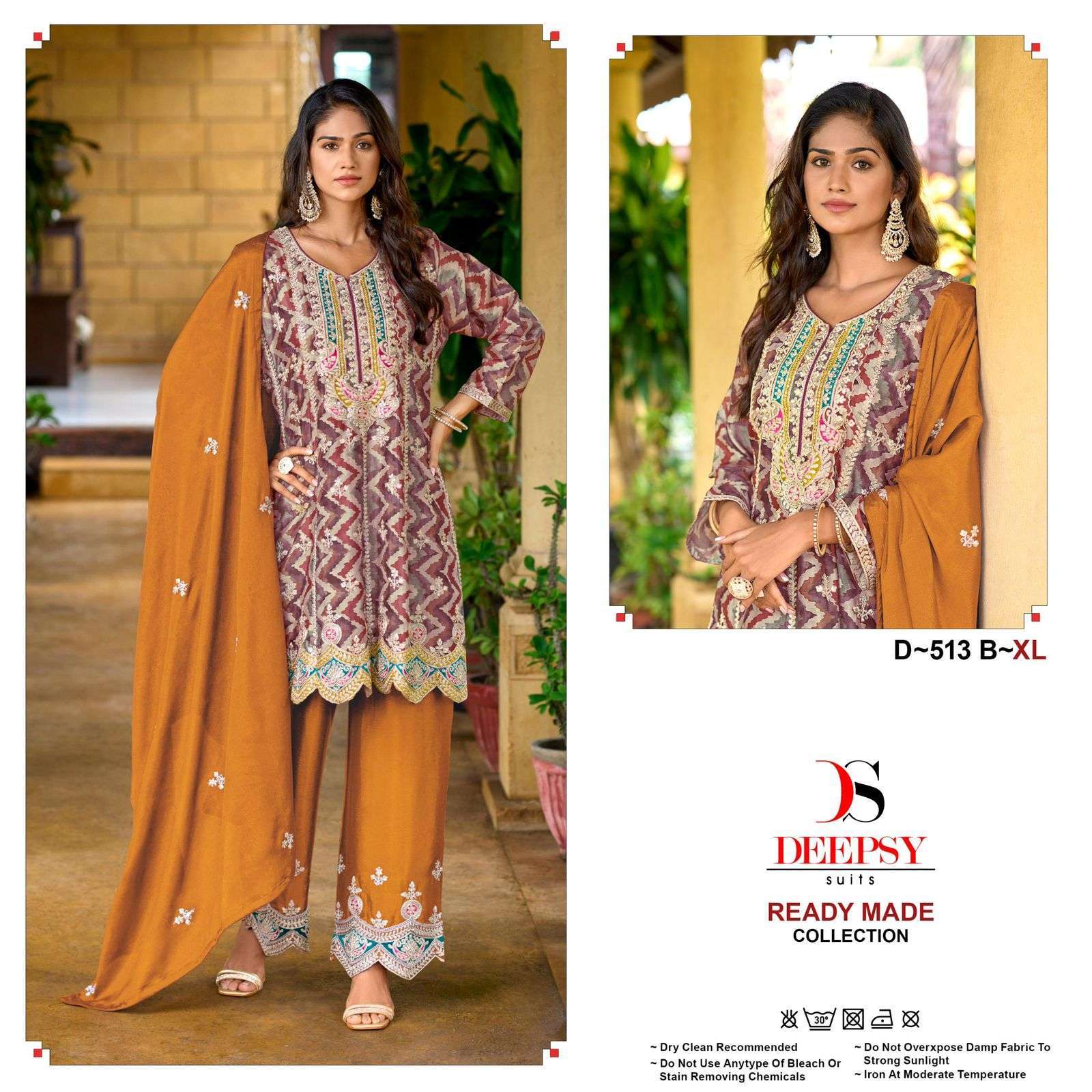 DEEPSY D 513 COLORS PEPLUM STYLE PAKISTANI DESIGNER SUIT EXPORTER 2024