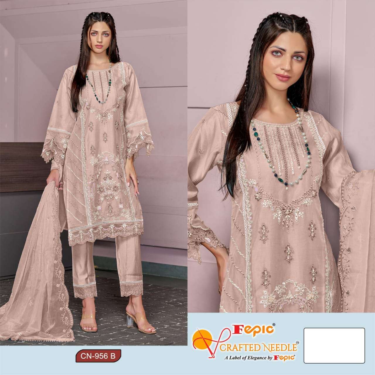 FEPIC CN 956 COLORS PAKISTANI 3 PCS SET COLLECTION WHOLESALER 