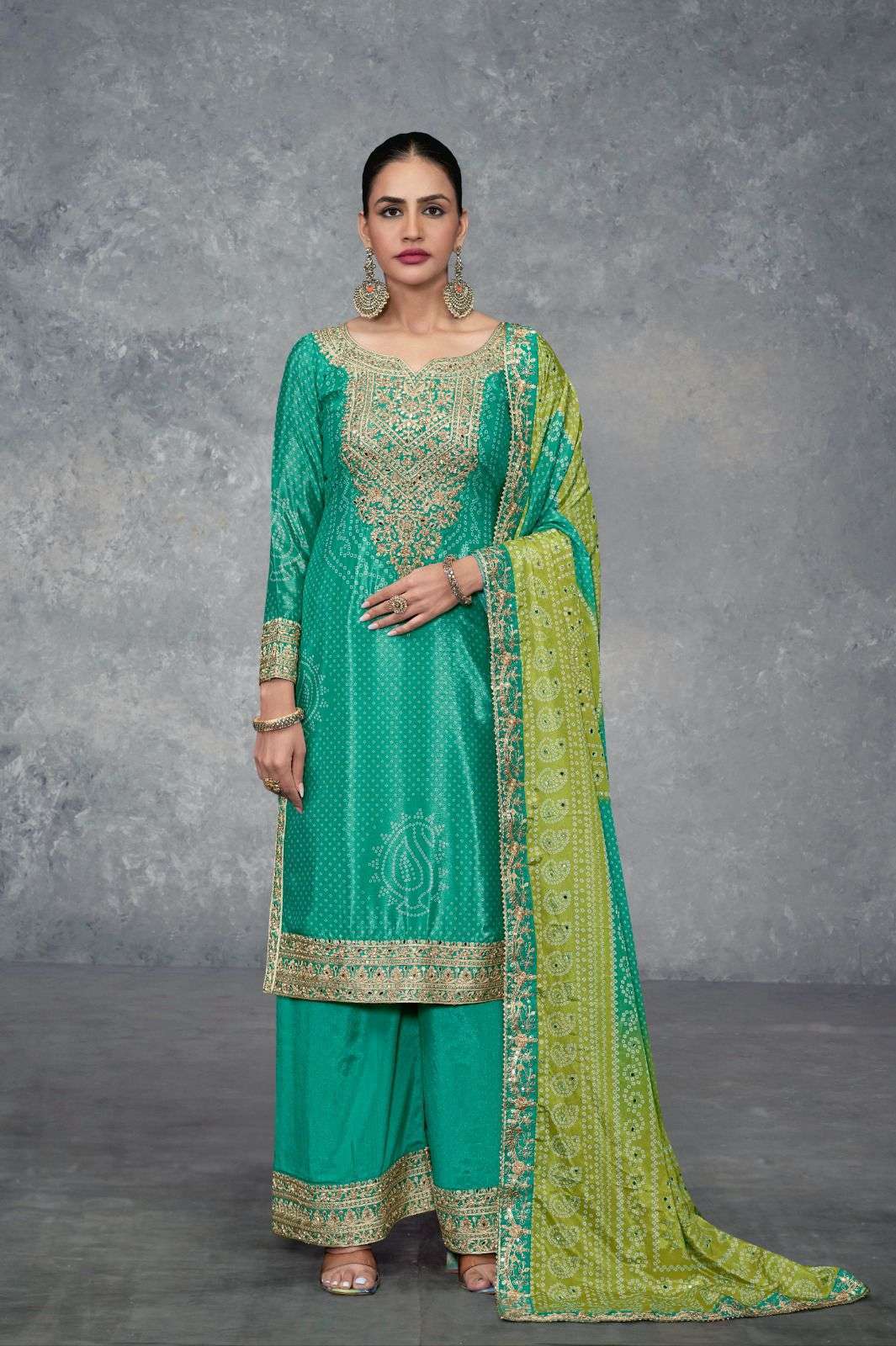 GULKAYRA TAKSHVI COLOR EDITION DESIGNER CHINON READYMADE SUIT WHOLESALER 